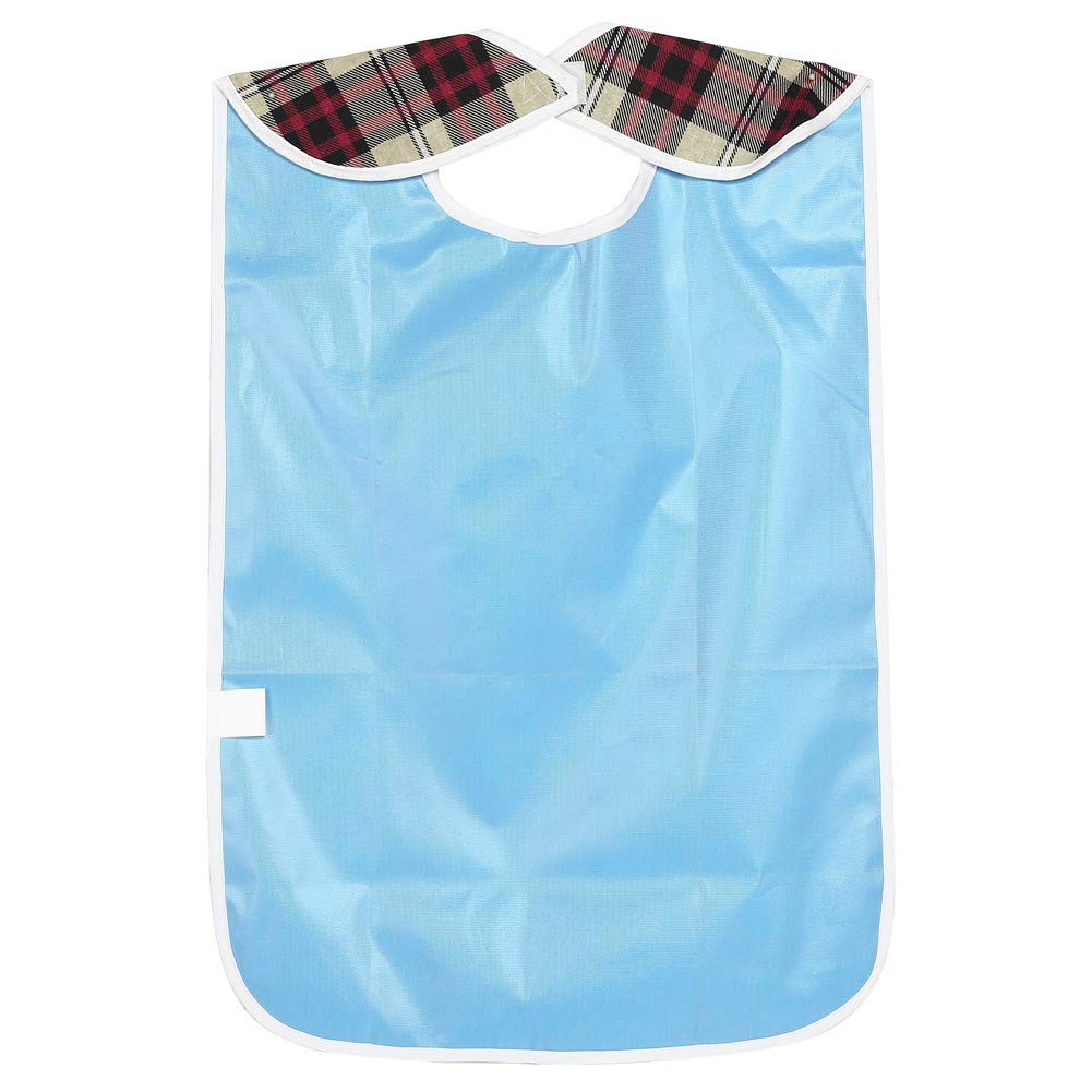 Adult Bib for Elderly & Seniors - Waterproof & Adjustable Mealtime Bib for Dining, Feeding & Caregiving - Perfect for Dementia, Parkinson's & Disabled Adults