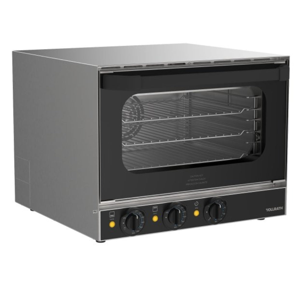 Vollrath 23 Half Size Countertop Convection Oven 120V - Commercial Grade Compact Convection Oven for Restaurants, Bakeries & Home Kitchens - Perfect for Baking, Roasting & Reheating Food