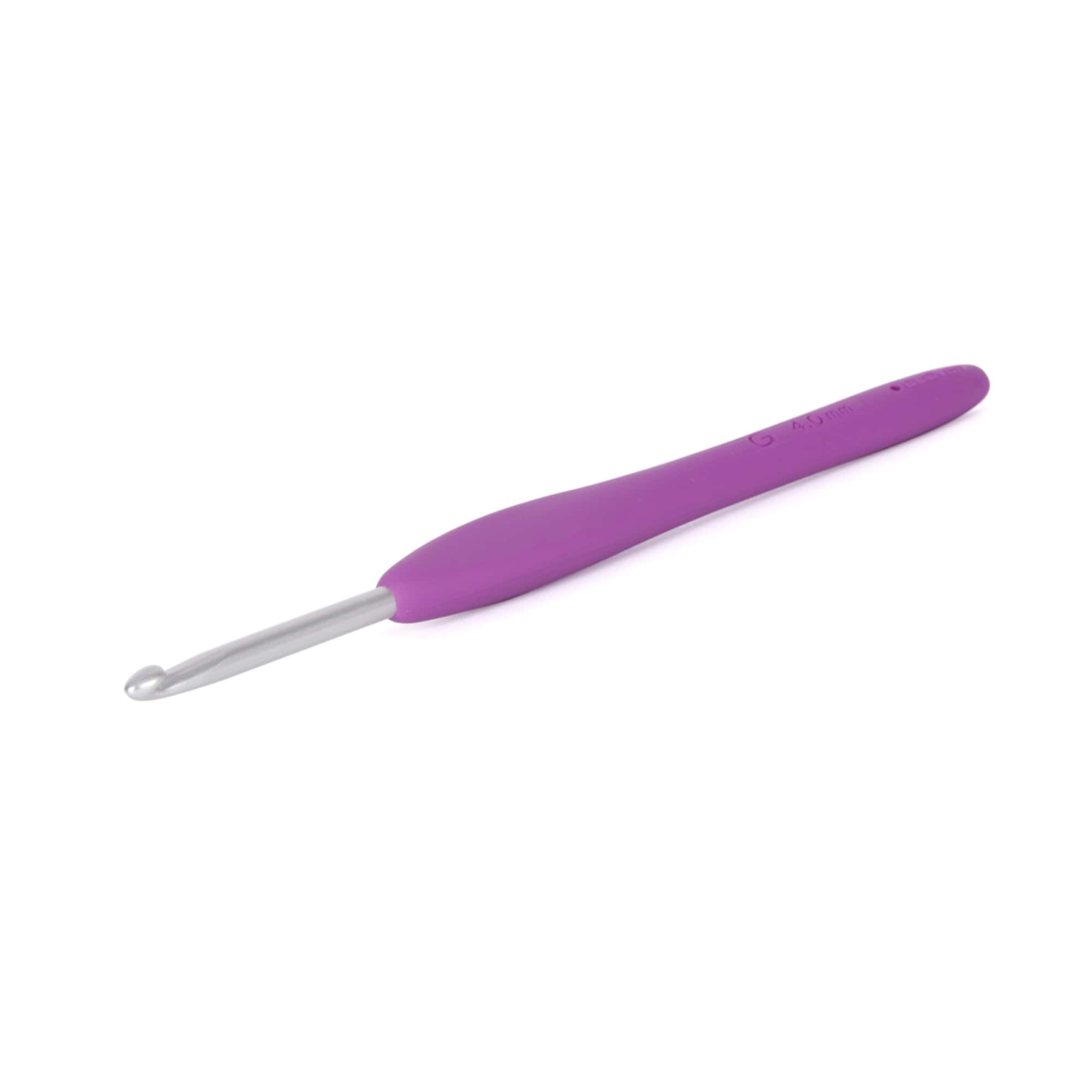 4mm Amour Crochet Hook - Ergonomic Comfort Grip for Smooth Crocheting, Knitting & DIY Crafts - Perfect for Hats, Scarves, Blankets & Home Decor Projects