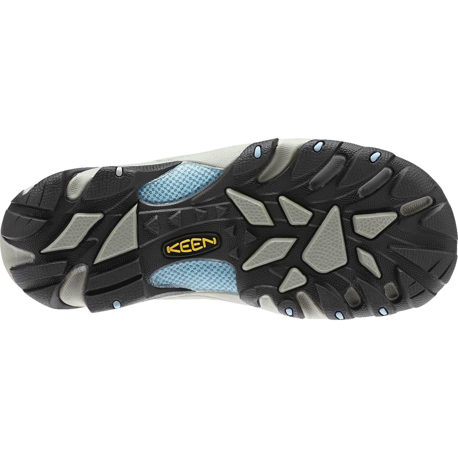 KEEN VOYAGEUR Women's Hiking Shoes - Brindle/Alaskan Blue - Lightweight & Comfortable for Outdoor Adventures, Trail Running & Travel