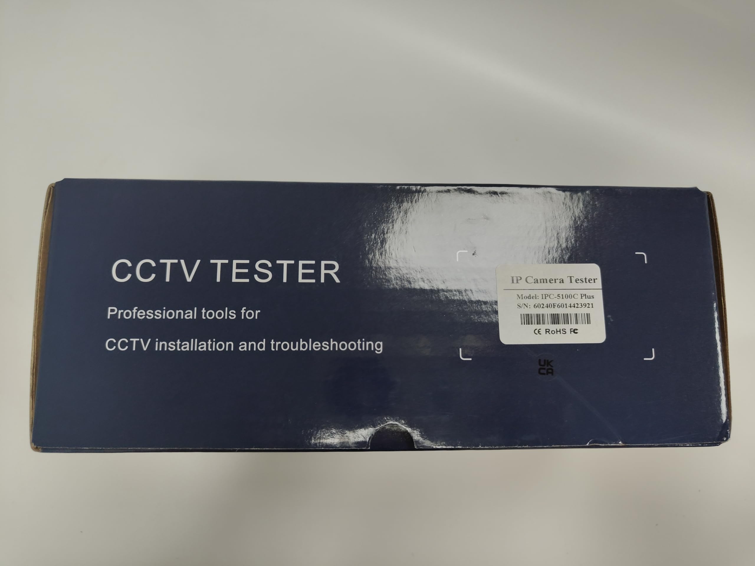 IPC-5100 Plus 5.4-Inch 8MP CCTV Tester - 5-in-1 HD Monitor for Analog/IP/CVI/TVI/AHD Cameras with VGA & 4K HDMI Input, Cable Tracer & Power Supply | Ideal for Security System Installation & Maintenance