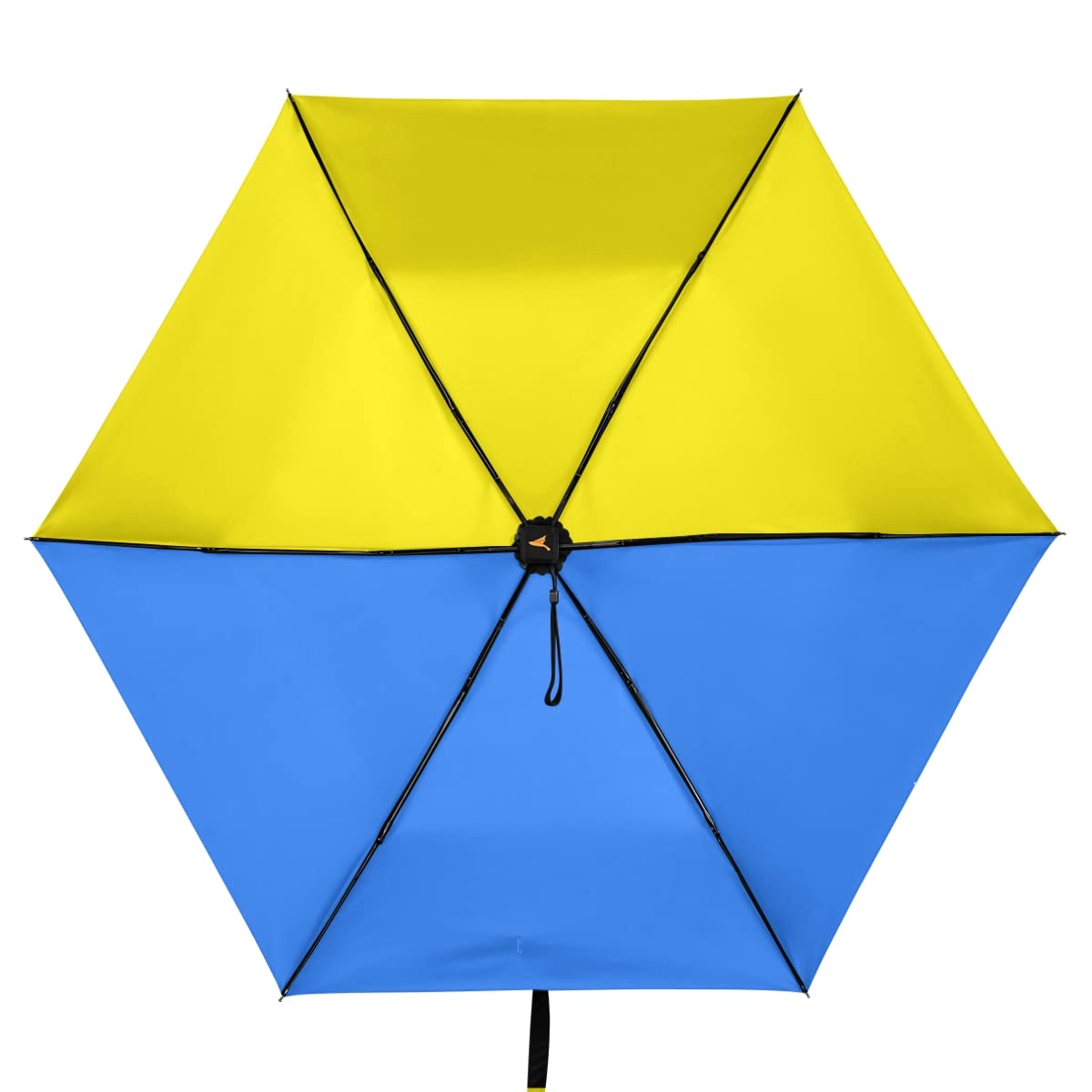 Kallithea Windproof Travel Umbrella - Compact Folding Waterproof Parasol for Rain & Sun Protection | Perfect for Commuting, Hiking & Outdoor Activities