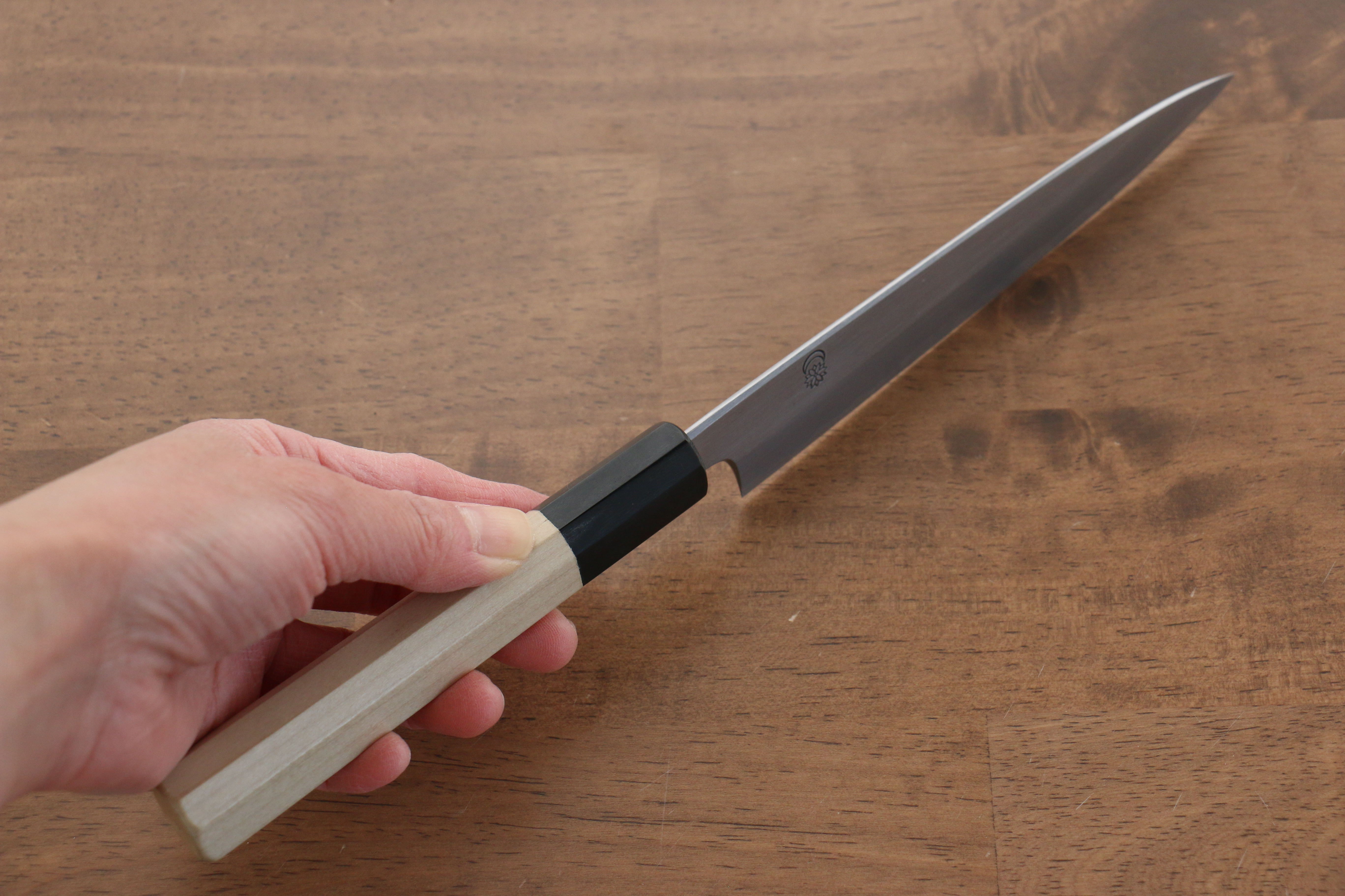 Premium Kikuzuki White Steel No.2 Kasumitogi Petty Utility Knife 150mm (5.9