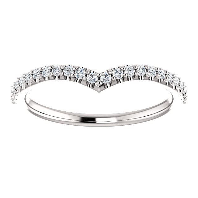 Natural Diamond Wedding Band for Women - 2mm Round Brilliant Cut Multi-Stone Sterling Silver Ring, Size 4-11 | Elegant Stackable Ring for Anniversary, Engagement & Everyday Wear