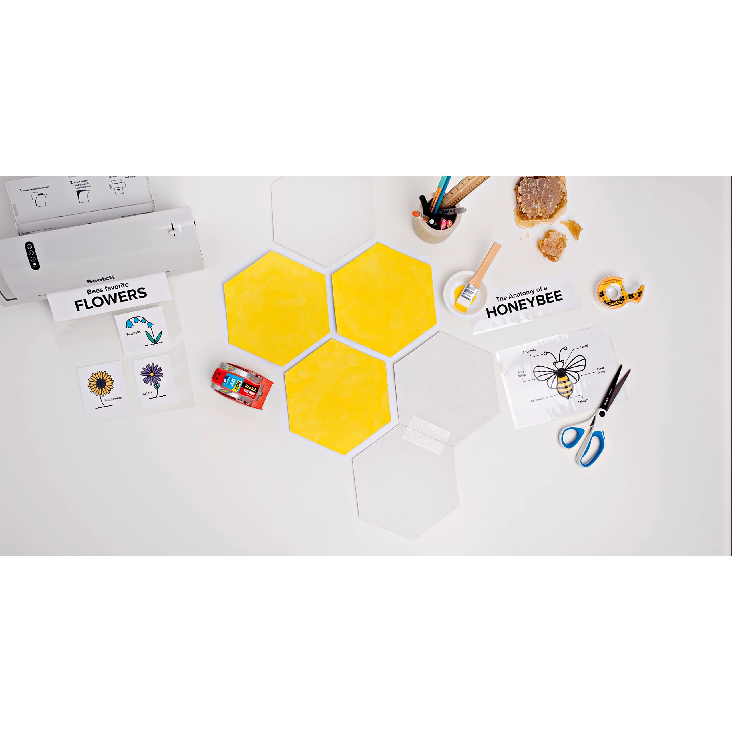 Scotch Thermal Laminating Pouches 100 Pack - 5 Mil Clear Laminator Sheets for Business Cards, Photos (4.3x6.3 in), Banners & Documents - Perfect for Office, School & Home Use - Protect & Preserve Important Papers
