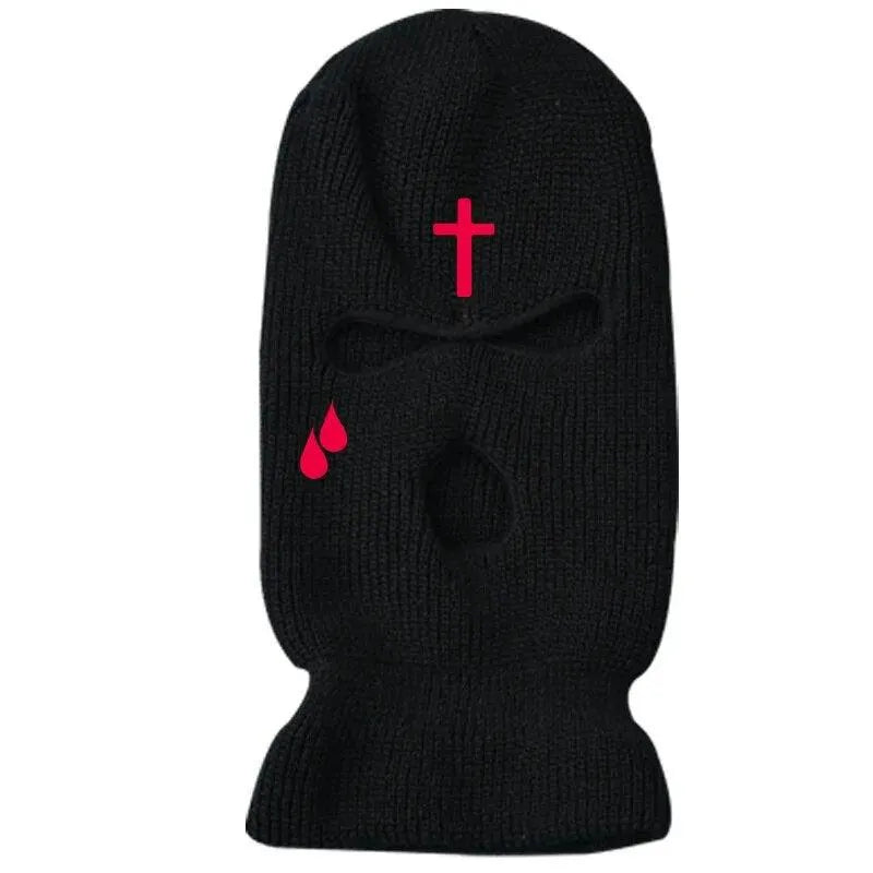 Pink 3-Hole Tactical Balaclava - Winter Ski Mask for Motorcycle Helmets, Outdoor Sports & Army Tactics - Cold Weather Face Protection for Skiing, Motorcycling & Snowboarding