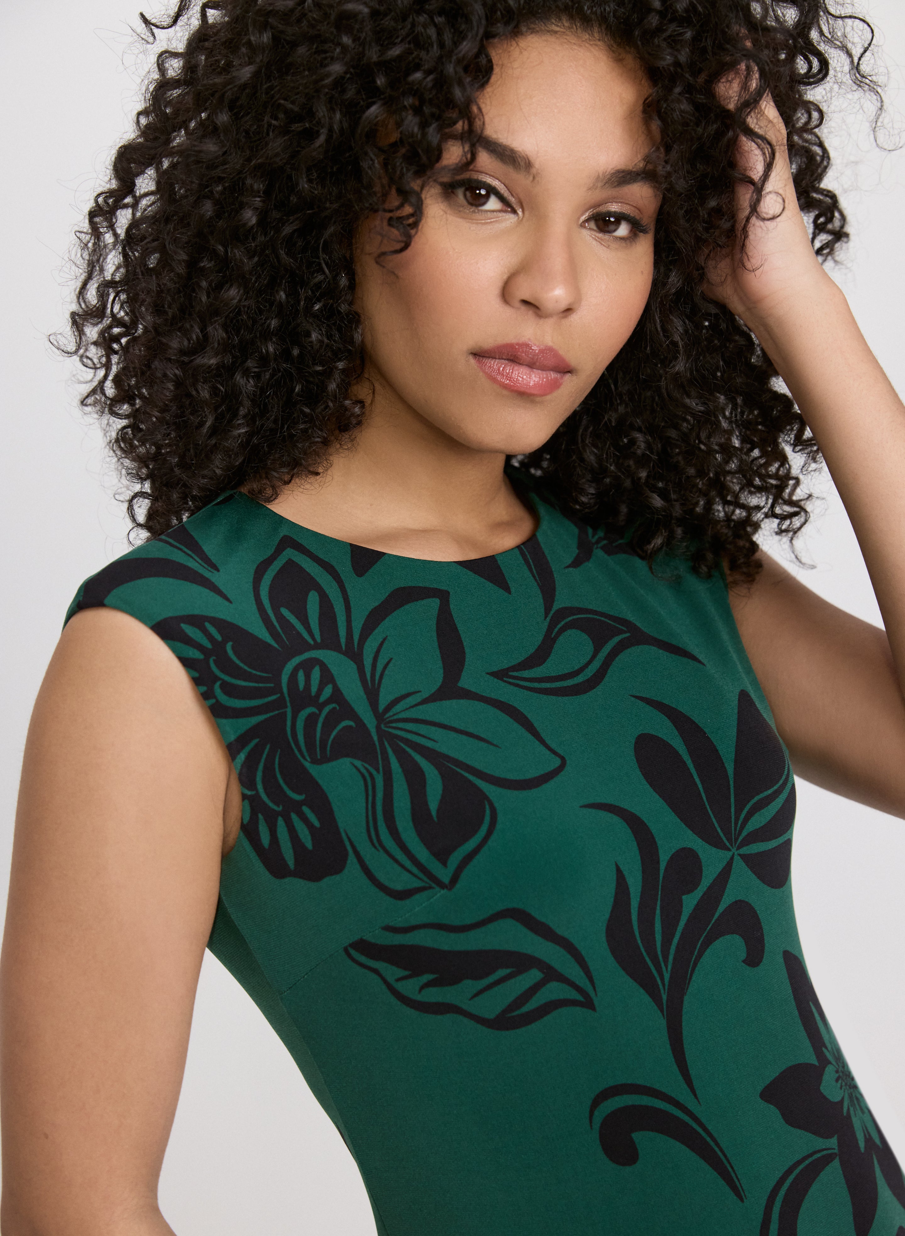 Floral Jersey Dress for Women - Comfortable & Stylish Summer Maxi Dress - Perfect for Beach, Vacation & Casual Wear