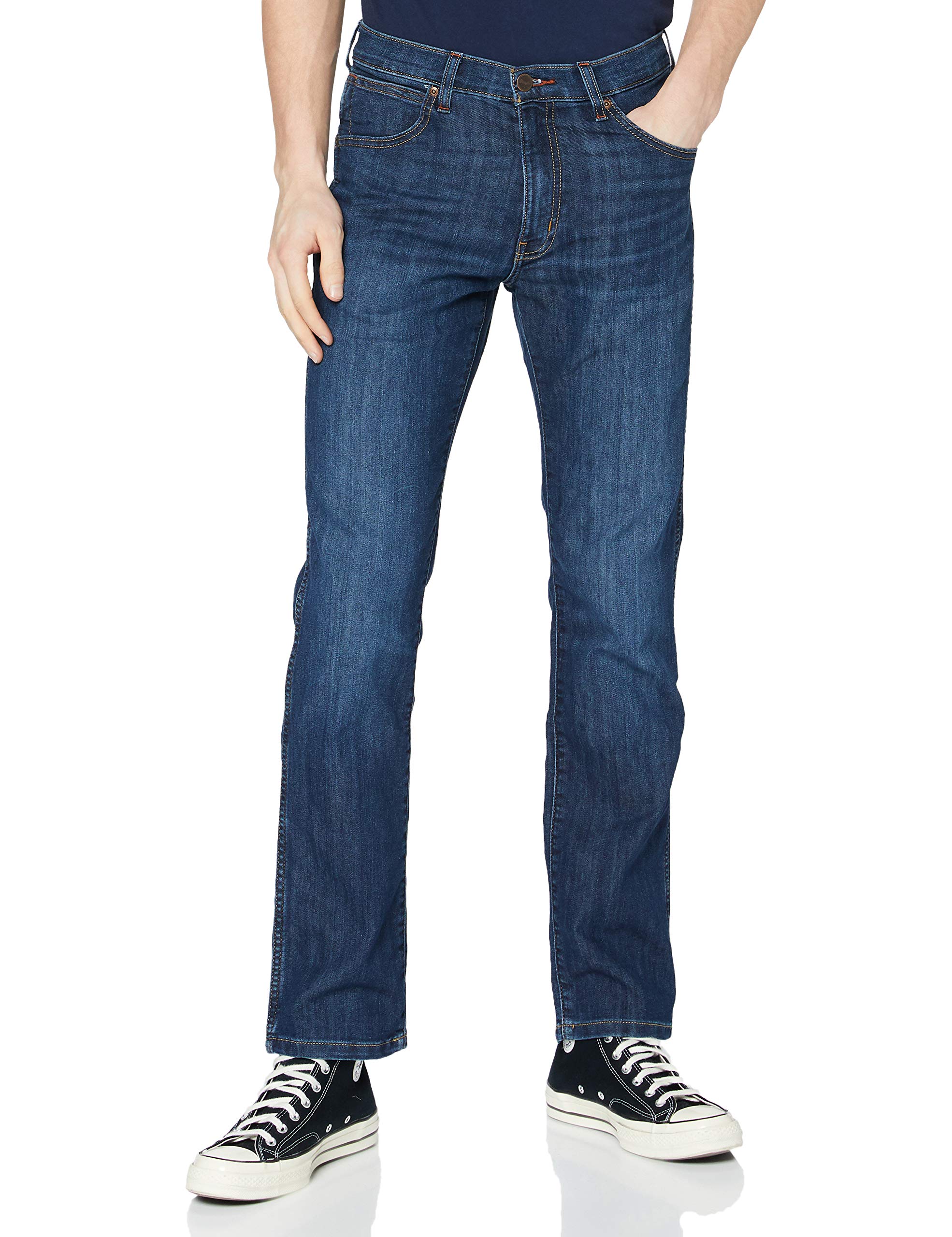 Wrangler Men's Arizona Relaxed Fit Jeans - Classic Denim Pants for Casual Wear & Outdoor Activities
