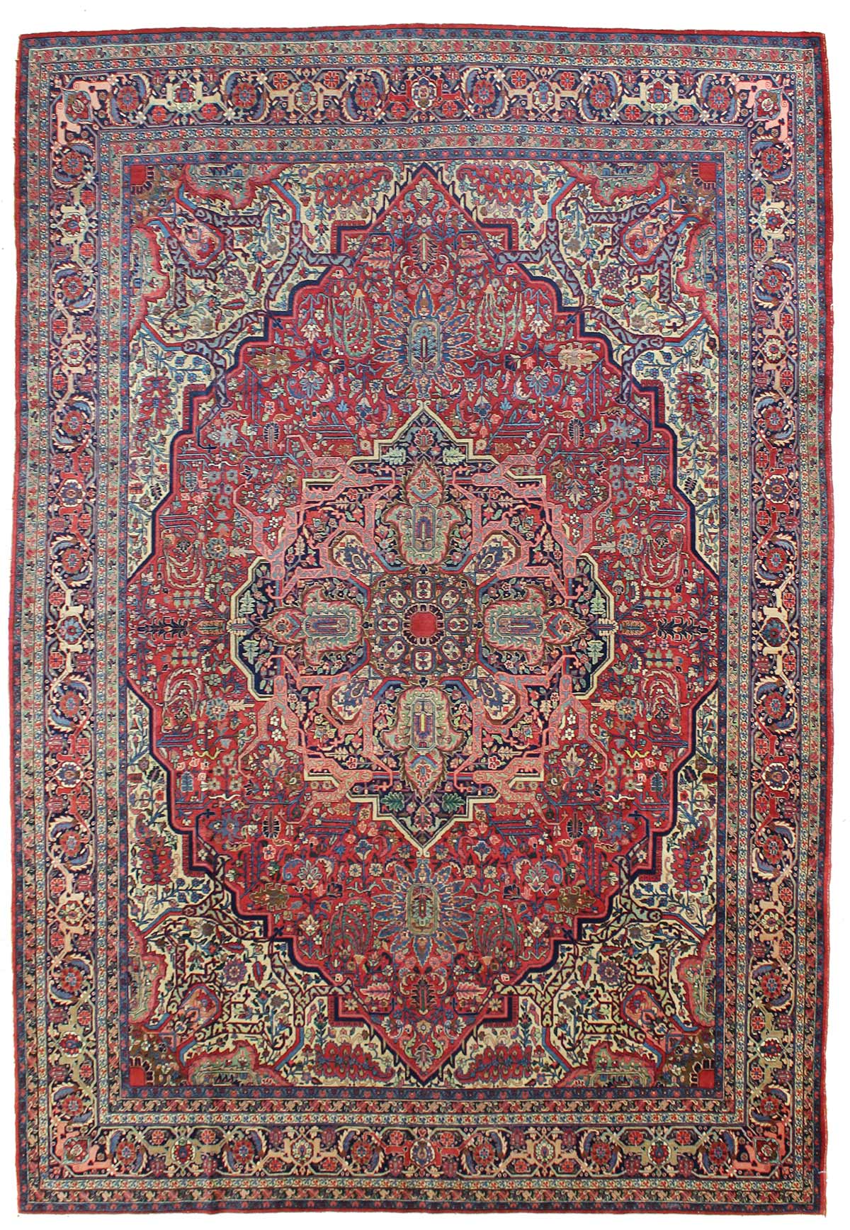 Antique Tabriz Handwoven Traditional Persian Rug - JF5935 | Premium Wool Carpet for Living Room, Bedroom & Office Decor