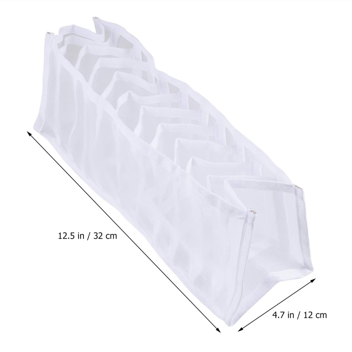 Cabilock 3-Piece Underwear Storage Organizer Set - Breathable White Bra & Panty Drawer Box for Closet Organization | Perfect for Bedroom, Dorm, Travel & Laundry Room Storage