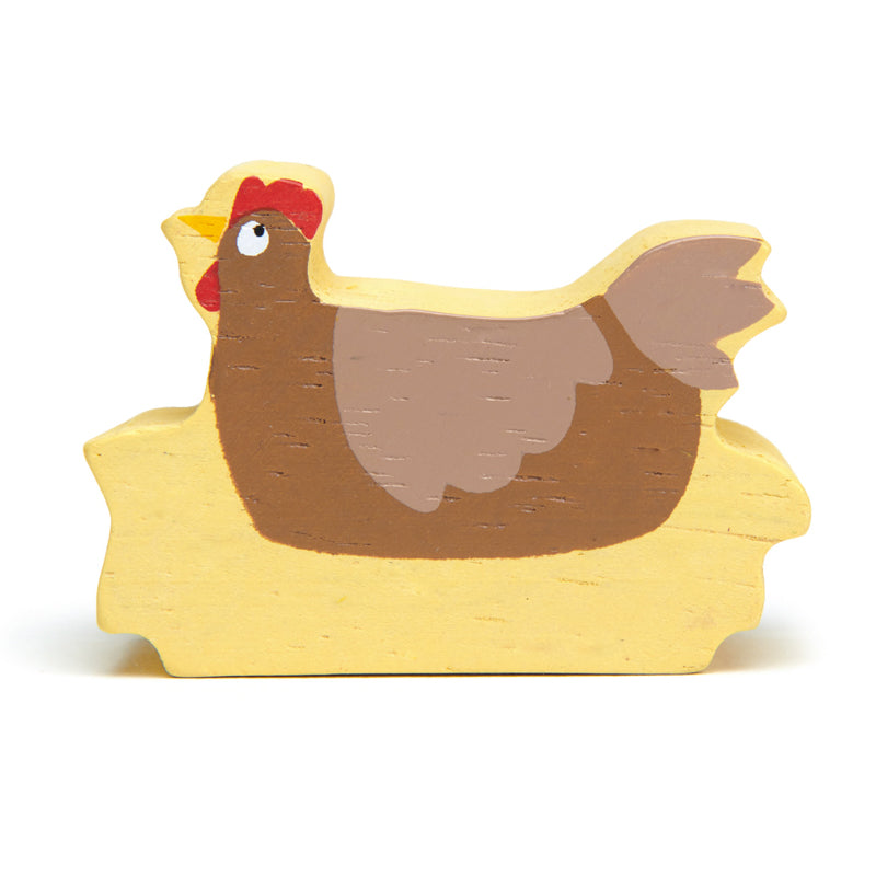 Premium Handcrafted Wooden Chicken Figurine - Rustic Farmhouse Decor for Kitchen, Dining Room, or Garden - Perfect Gift for Poultry Lovers and Country Style Home Decor