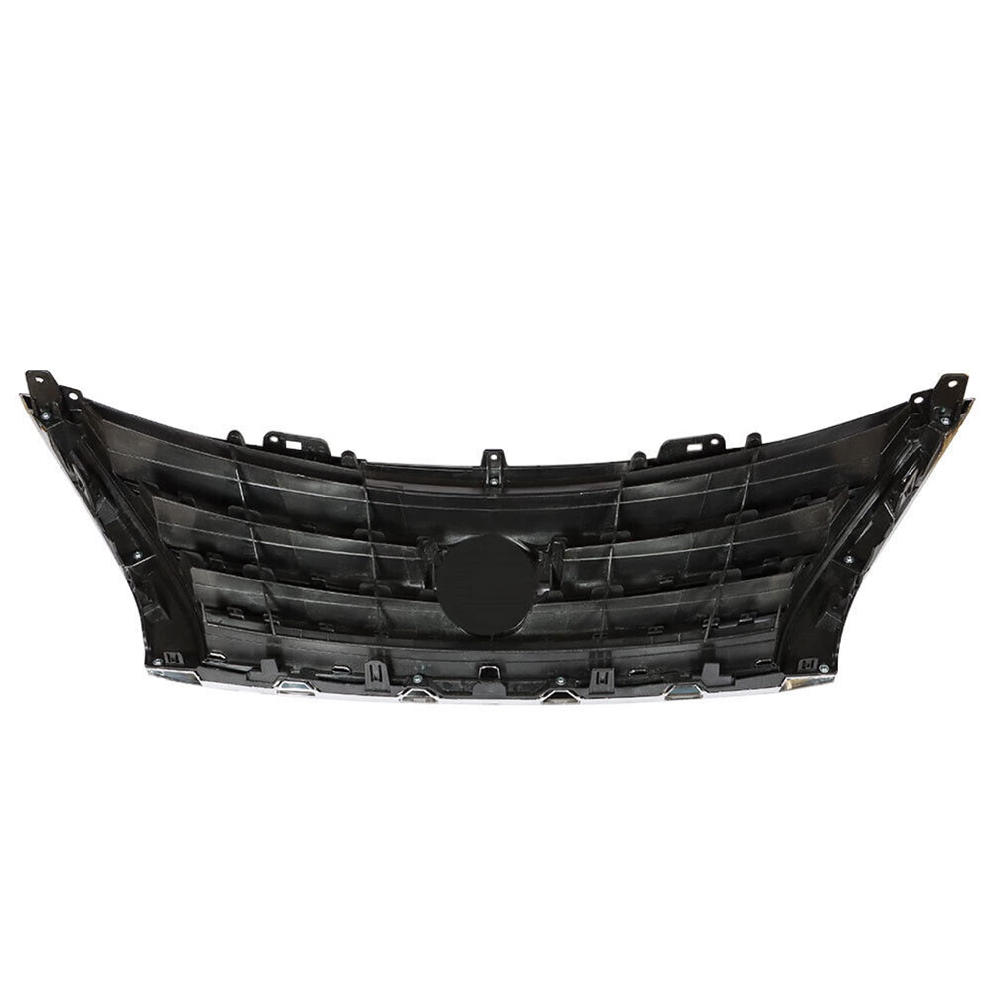 **2013-2015 Nissan Sentra Front Bumper Grille Assembly - Silver Insert & Chrome Grill (Part # NI1200252, 623103SH0A) - Perfect for Car Upgrades & Customization**    *(Use Case: Enhance your Nissan Sentra's appearance with this stylish front grille, ideal for car enthusiasts looking to upgrade their vehicle's look.)*