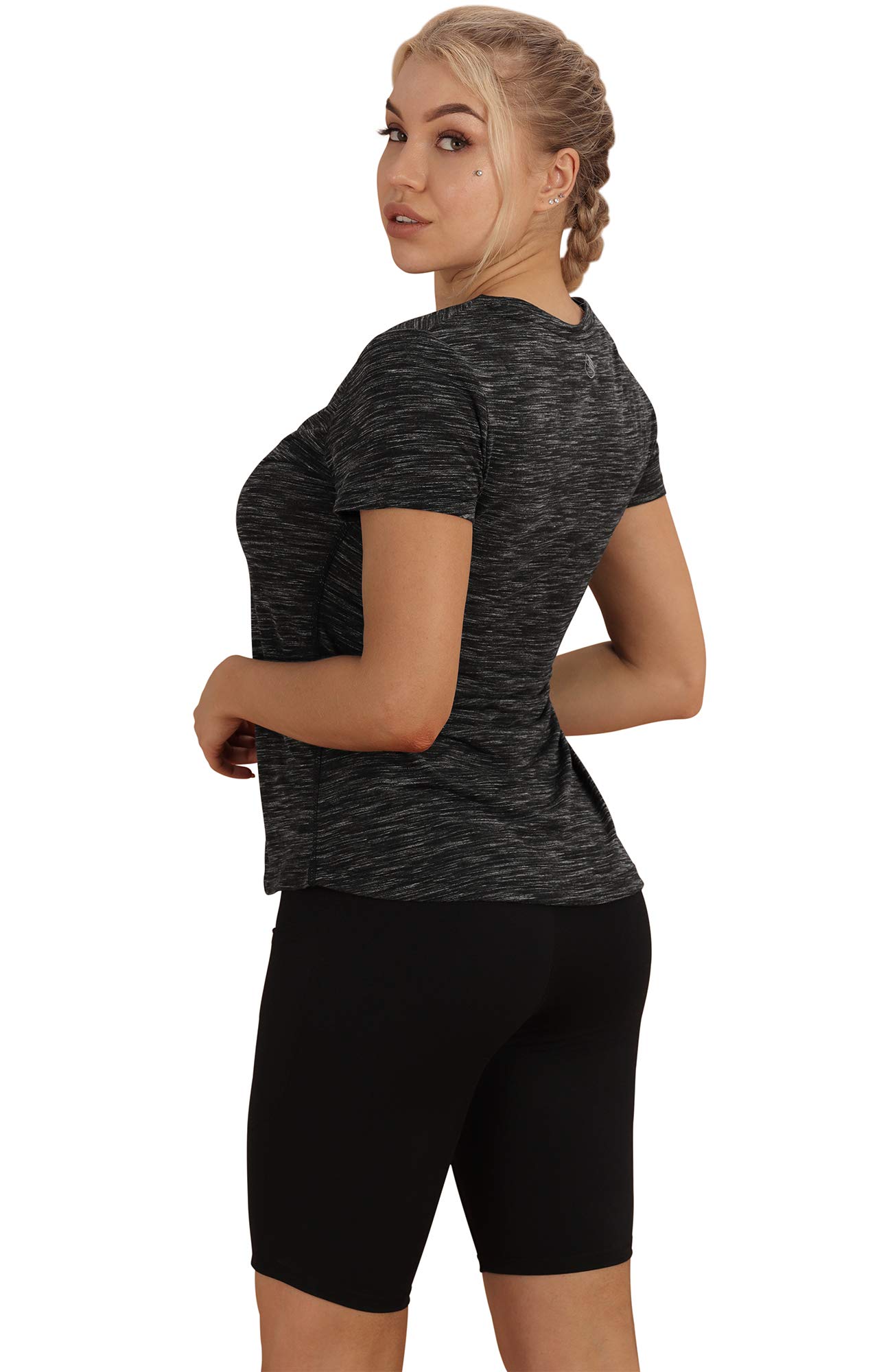 Icyzone Women's Workout Shirts - Breathable Yoga Tops & Gym Clothes for Running, Exercise & Fitness (2-Pack) | Perfect for Yoga, Gym & Outdoor Activities
