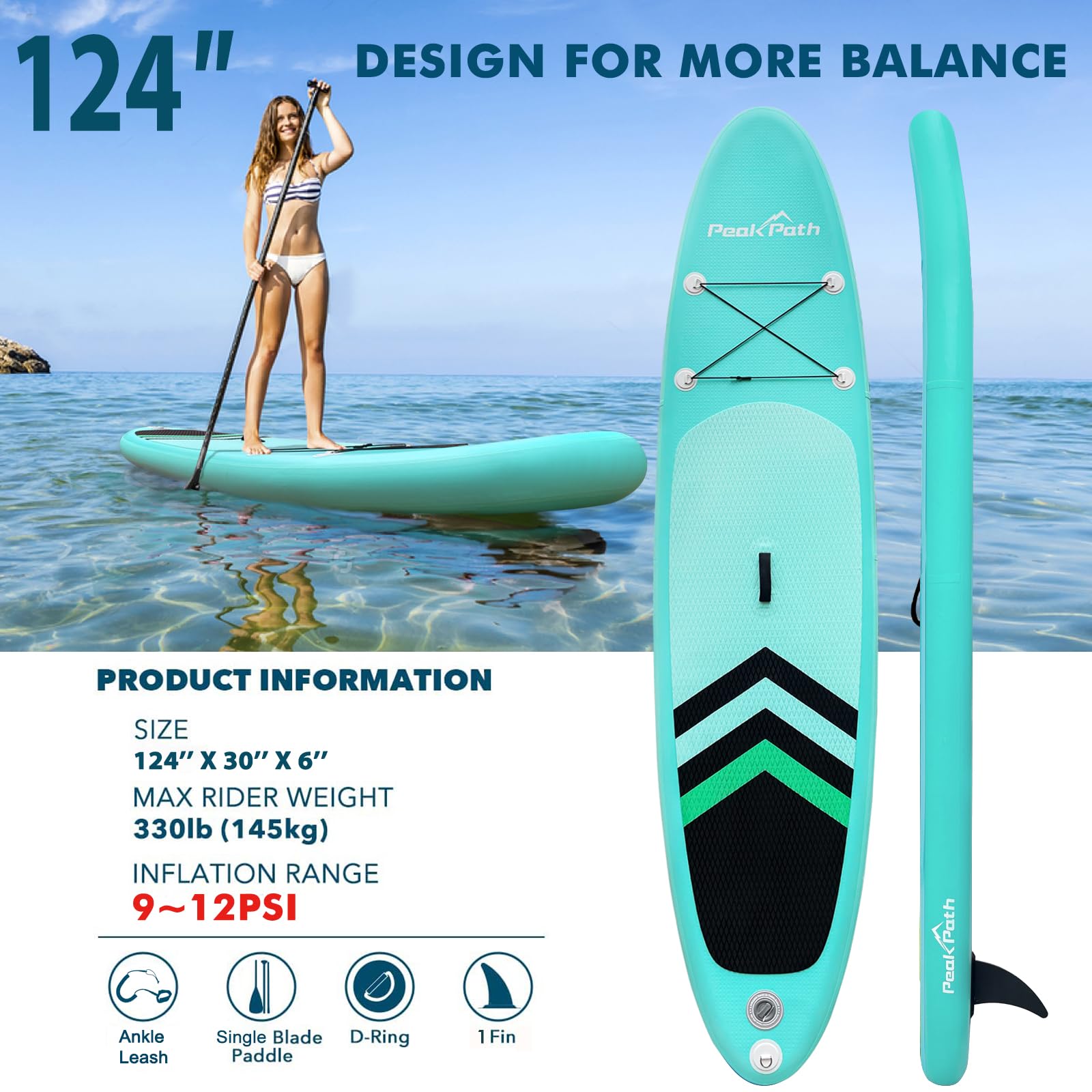 Premium Inflatable Stand Up Paddle Board (6