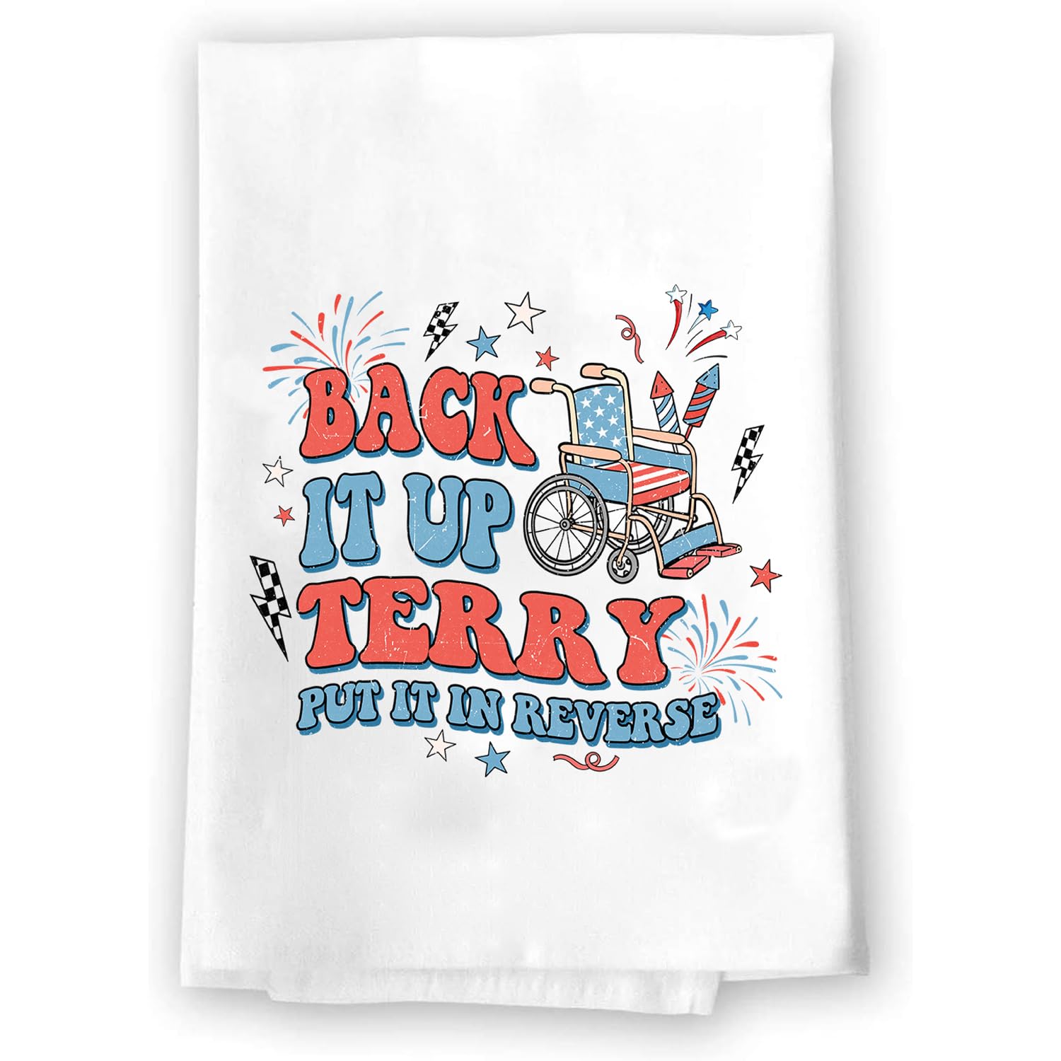 Patriotic American Flag Hand Towels for Kitchen & Bath - Red White & Blue Memorial Day & 4th of July Decor - Summer Home Accents for Spring & Fall - USA Holiday Decorations - Perfect for Parties, BBQs & Seasonal Home Styling