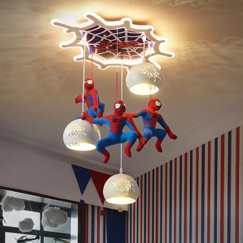 Spider-Man LED Night Light for Kids Room - Superhero Themed Bedroom Decor, Cool Gift for Boys & Girls - Perfect for Bedtime, Nursery, Playroom, and Halloween Decorations