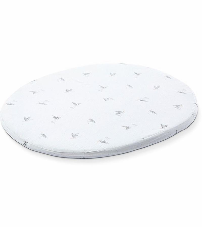 Stokke Sleepi Mini Fitted Sheet by Pehr - Soft Organic Cotton Crib Sheet for Baby Bassinet - Perfect for Nursery, Travel & Daycare Use