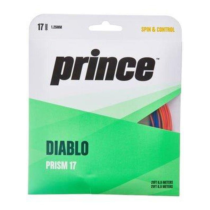Prince DIABLO PRO PRISM Tennis String - High Performance Polyester String for Spin & Control | Perfect for Competitive Players & Tournament Play