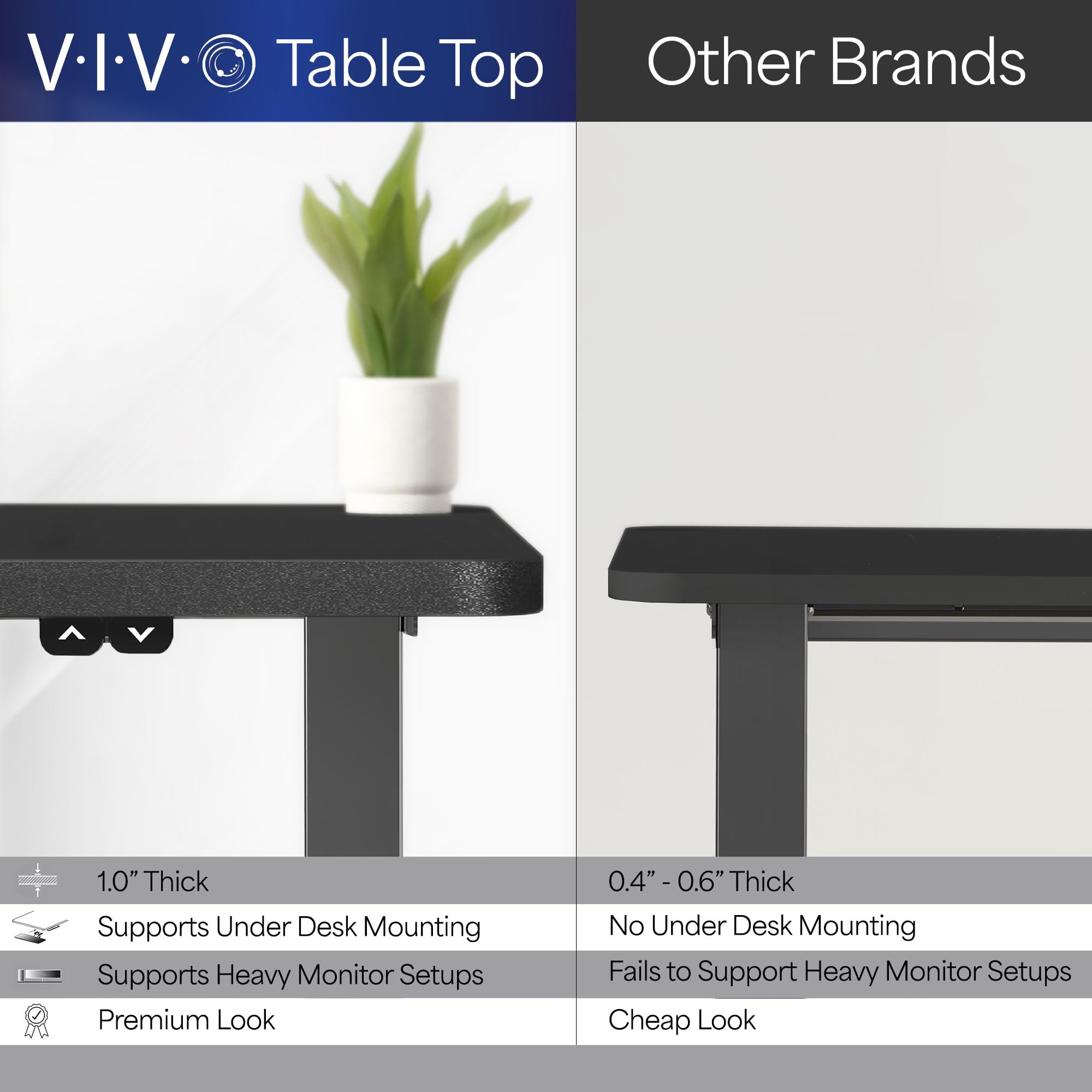 VIVO Electric Height Adjustable Standing Desk 71 x 30 Inches - Light Wood Top with Black Frame (DESK-KIT-0B7C) | Perfect for Home Office, Gaming Setup & Workspace Ergonomics