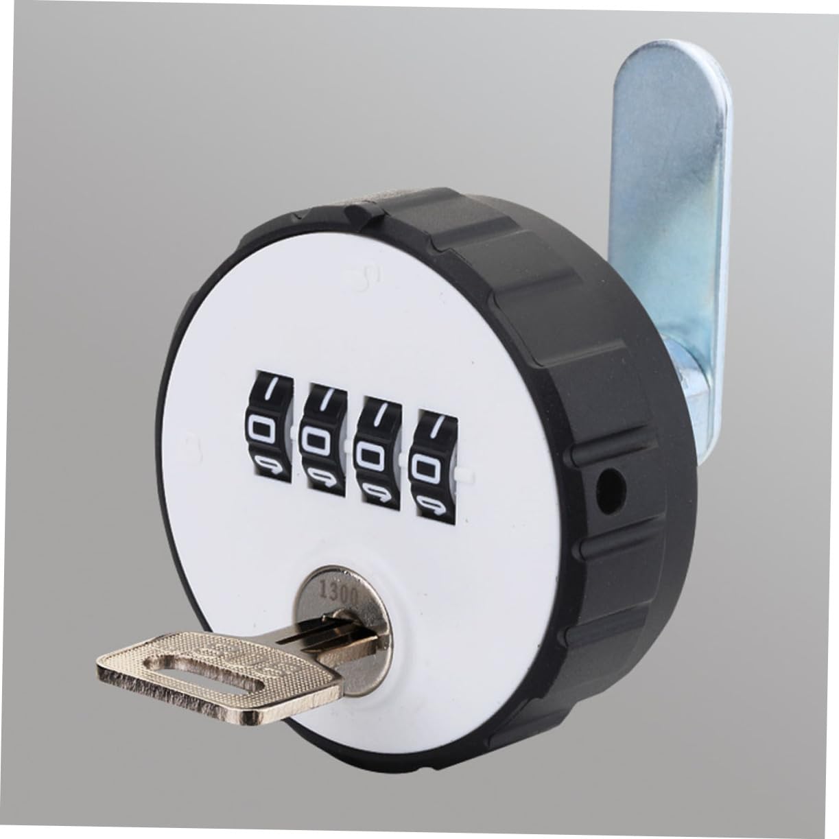 10-Piece Combination Cam Lock Set - Round Mechanical Cabinet & Drawer Lock with 4-Digit Number Padlock & Keyless 4-Code Security - Durable Engineering Plastic for File Cabinets, Keyboard Drawers & Adult Storage Solutions - Perfect for Home, Office & Workshop Organization