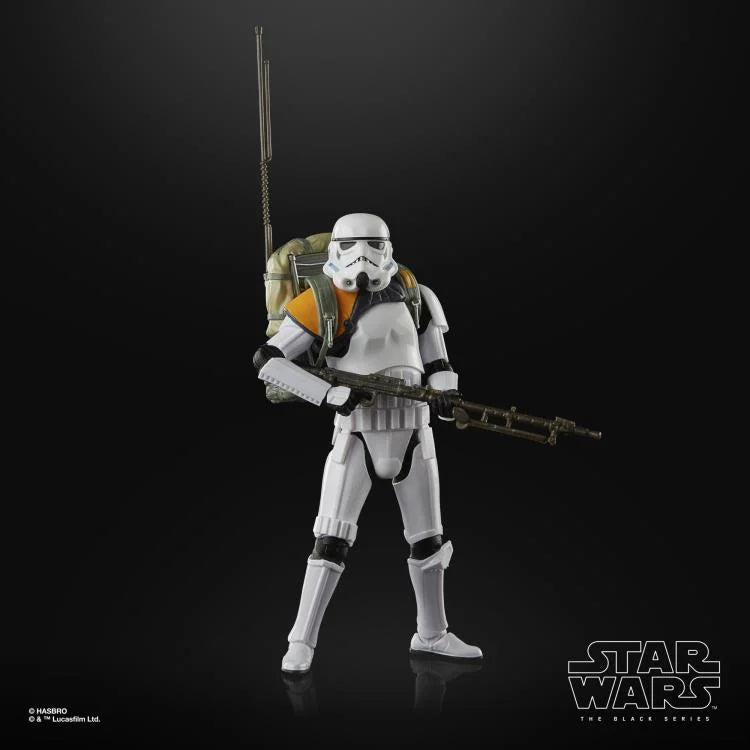 Star Wars The Black Series Stormtrooper (Jedha Patrol) 6-Inch Action Figure - Collectible Toy for Fans, Display & Role-Play Scenes