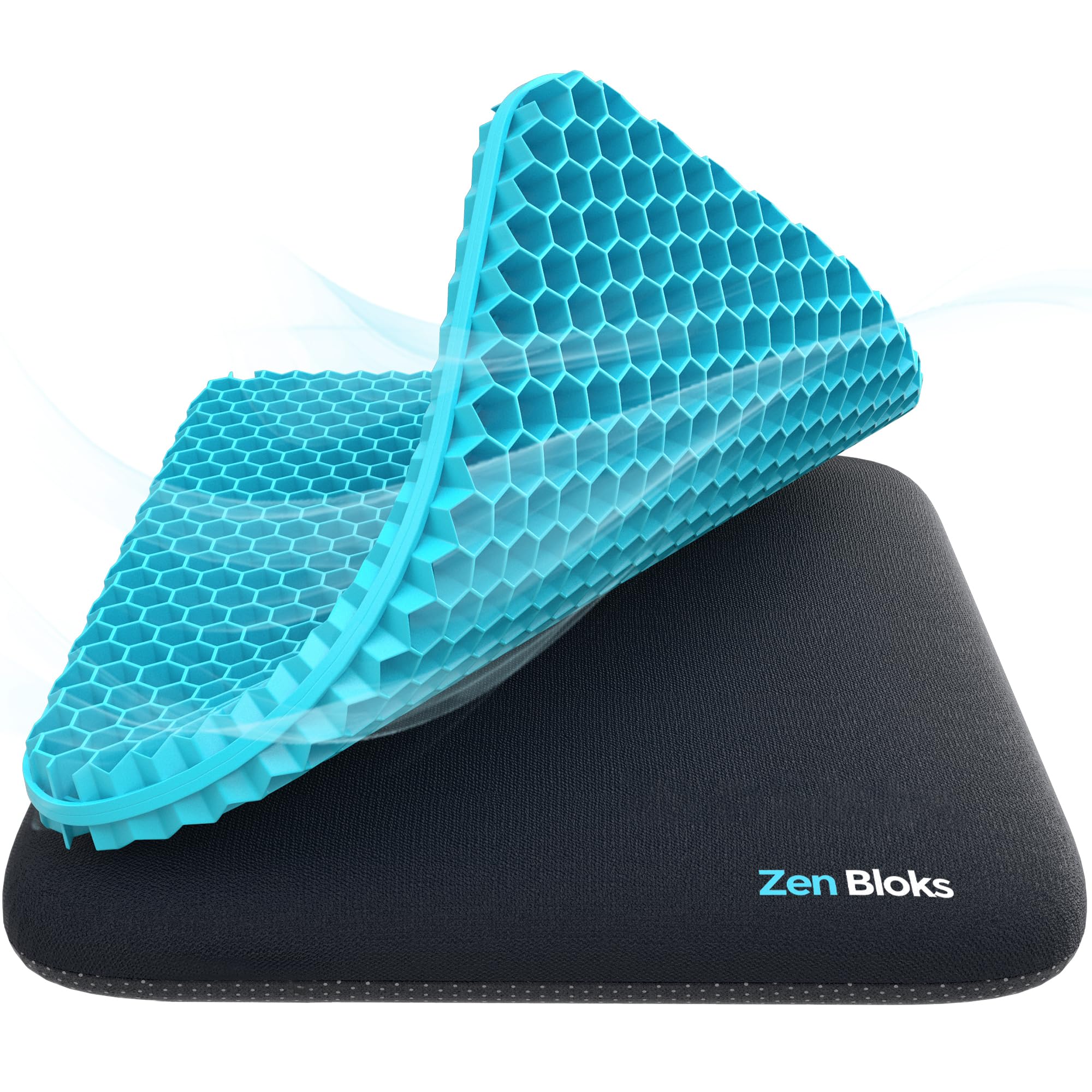 XL Extra Thick 20x20x2 Inch Cooling Gel Seat Cushion - Pressure Relief Pad for Office Chairs, Gaming Chairs, Car Seats & Wheelchairs | Breathable, Non-Slip Support | Perfect for Long Work Hours, Road Trips & Comfortable Sitting