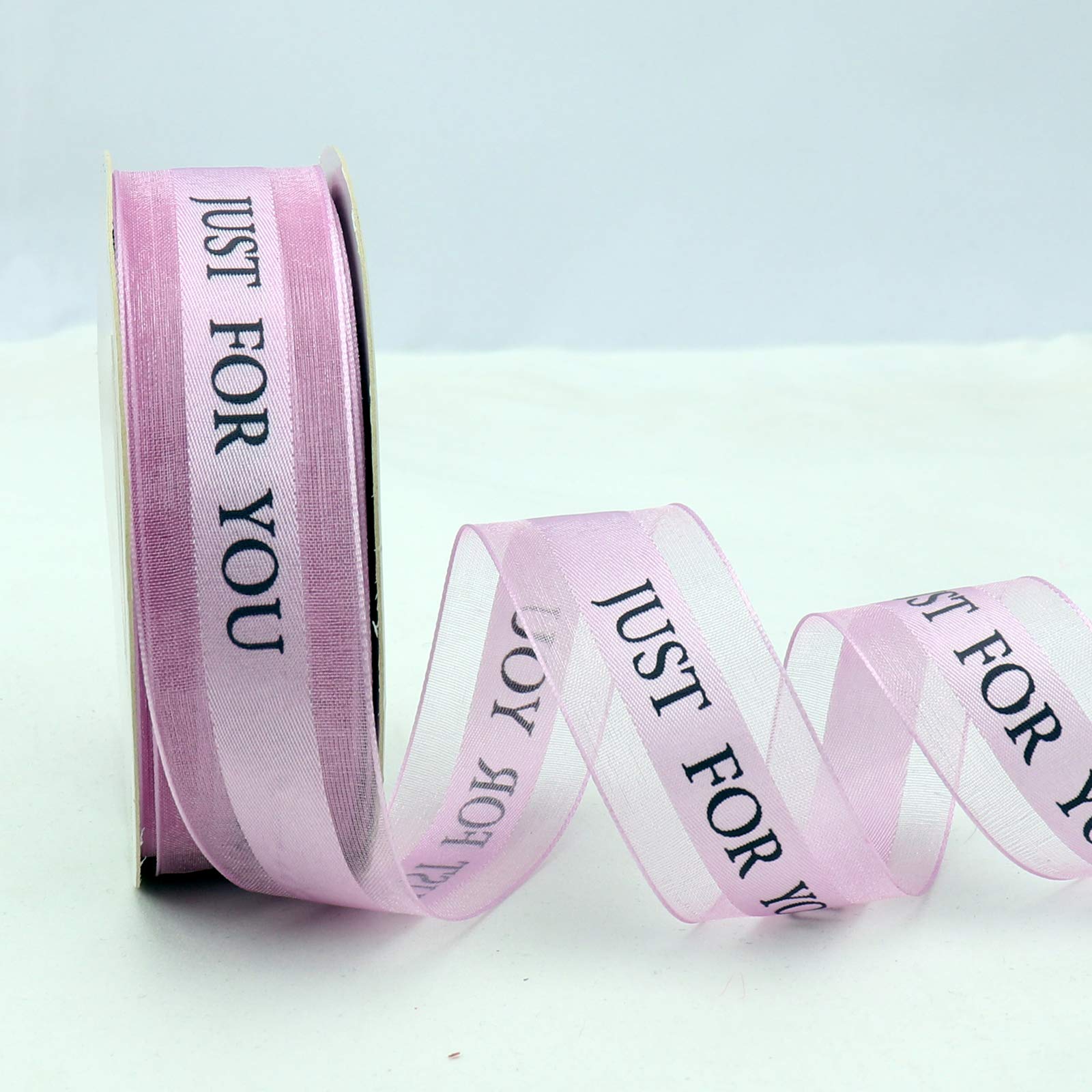 1 Inch Light Purple Chiffon Easter Ribbon - 22 Yards for Gift Wrapping, Party Decor, Wedding, Balloons, Sewing & Floral DIY - Perfect for Easter, Spring Celebrations & Craft Projects