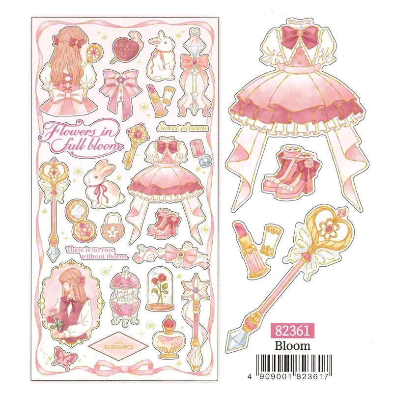 Bloom Choupinet Sticker Sheet - Premium Waterproof Vinyl Decals for Laptops, Journals & DIY Crafts - Perfect for Scrapbooking, Planner Decor & Personalizing Devices