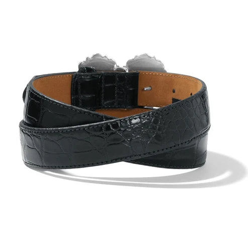 Brighton Silver Heart Belt - Elegant & Stylish Women's Fashion Accessory for Parties, Weddings & Special Occasions