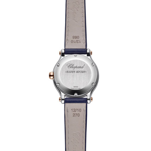 Chopard Happy Sport Ladies Watch - 18K Rose Gold & Stainless Steel with Diamonds - Luxury Women's Wristwatch for Business, Party & Special Occasions