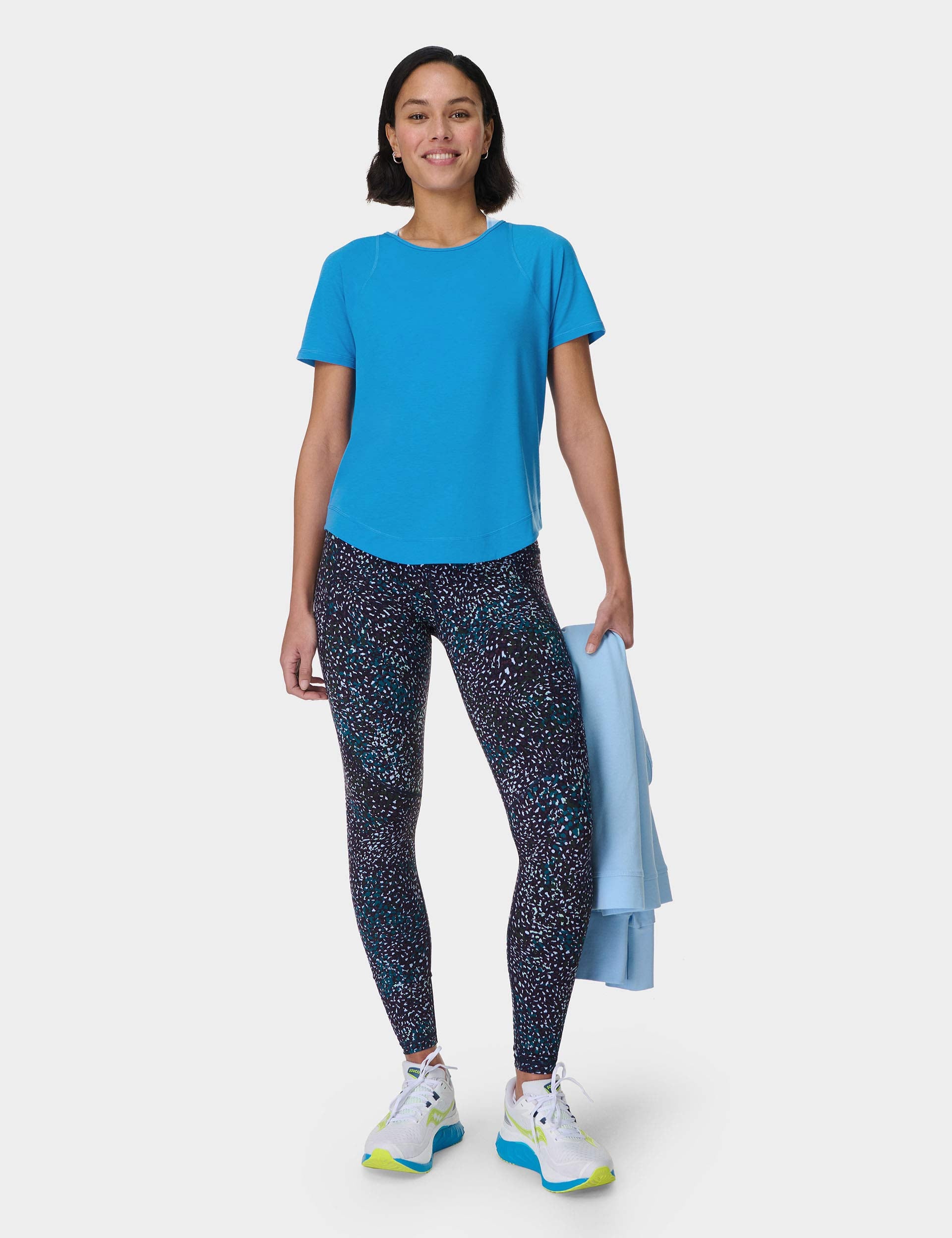 Breathe Easy Running T-Shirt for Men & Women - Moisture-Wicking Performance Shirt in Tidal Blue - Perfect for Jogging, Gym Workouts & Outdoor Activities