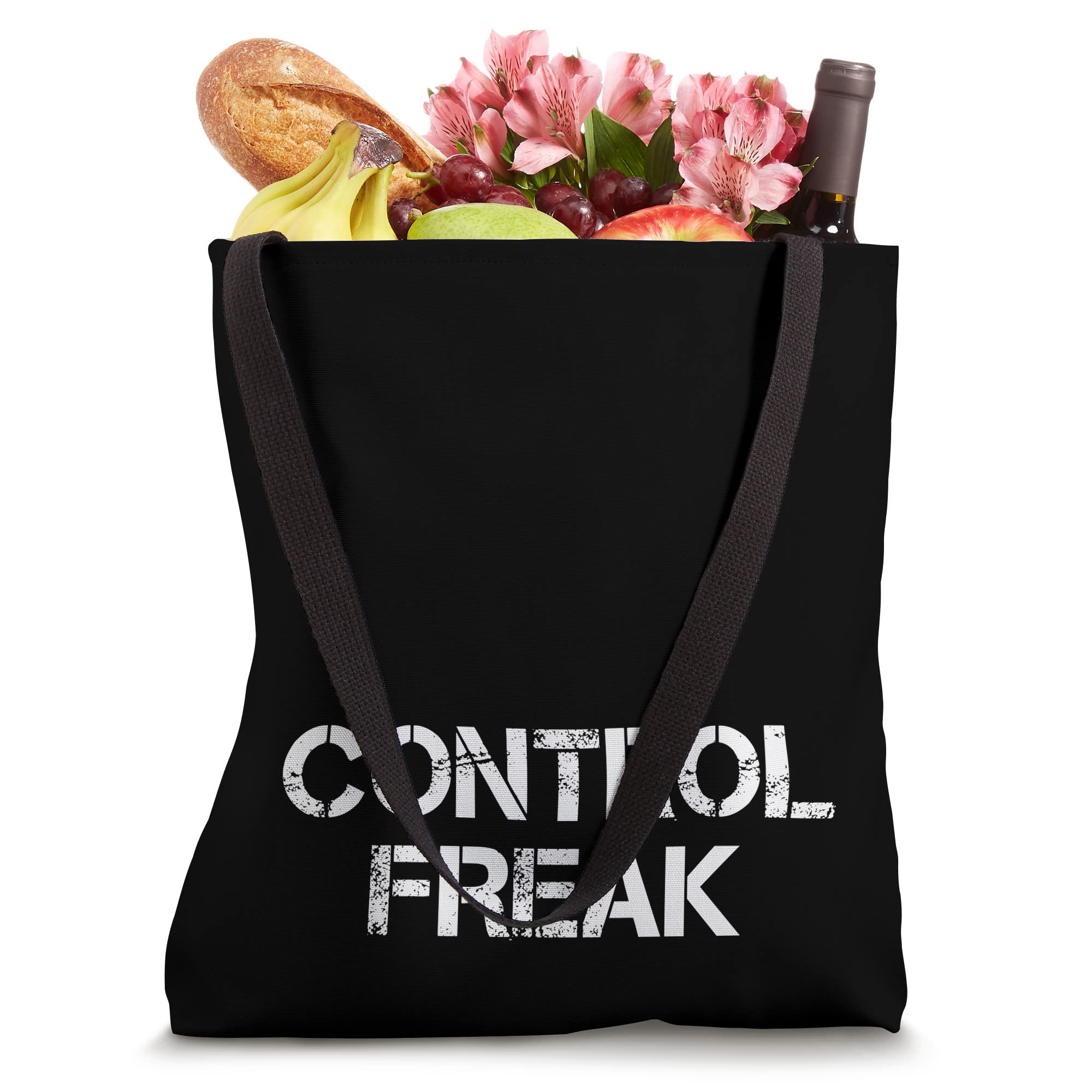 Stylish and Durable Control Freak Tote Bag - Perfect for Work, Shopping & Travel | Fashionable Reusable Grocery Bag for Women & Men