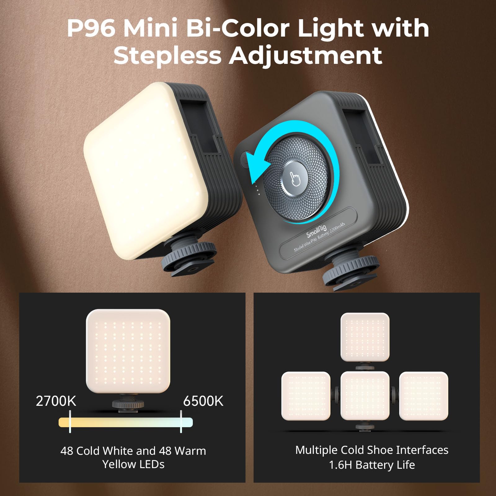 SmallRig Universal Quick Release Phone Video Rig Kit Pro - Phone Stabilizer with LED Light, Microphone, QR Tripod, Dual Handles & Power Bank Holder for Content Creators, Live Streaming, Vlogging & YouTube Videos (Model 4704)
