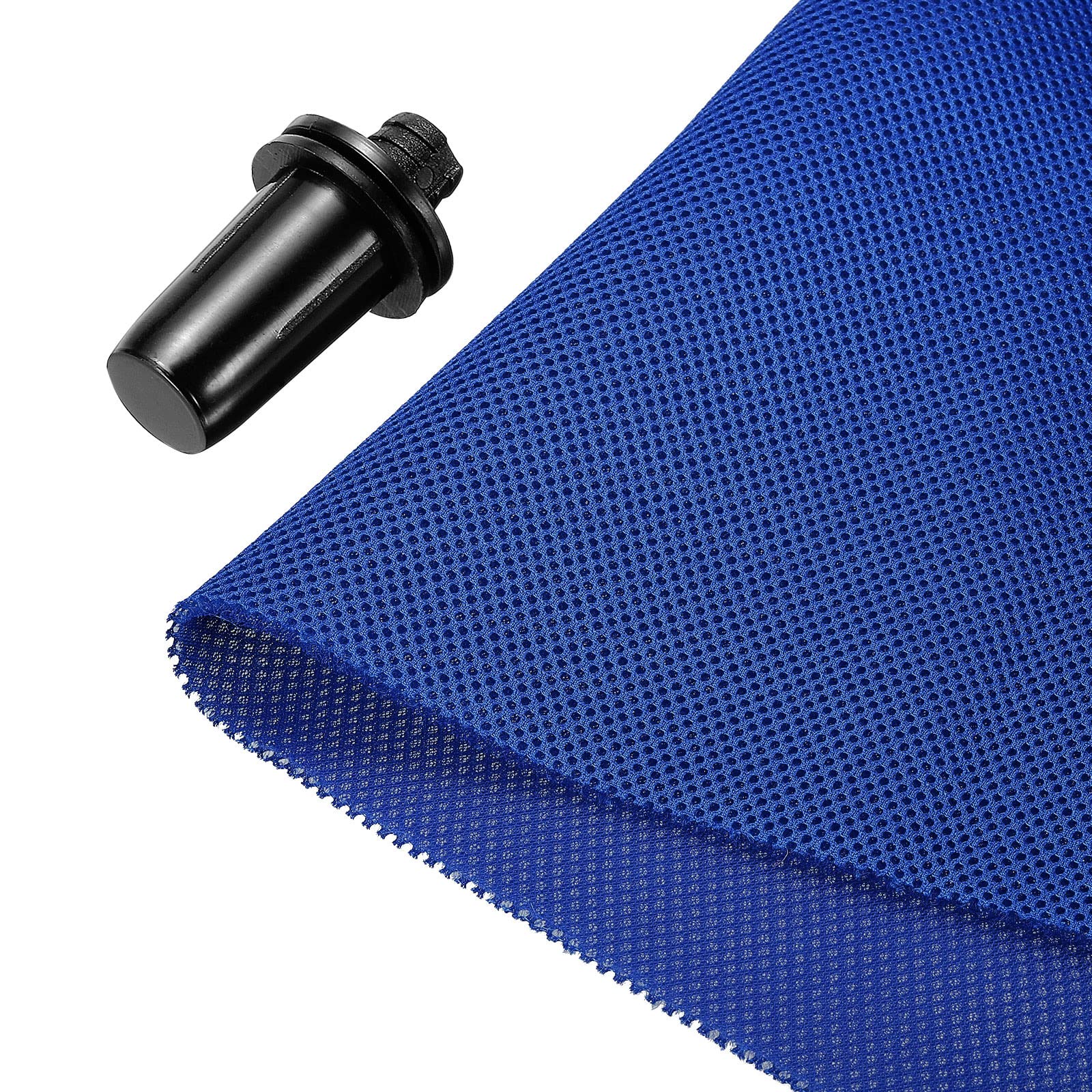 MeccaniXity 20 x 63 Inch Speaker Grill Cloth - Premium Stereo Mesh Fabric for Dust Protection & Speaker Repair (Blue) - Perfect for Home Audio Systems & DIY Speaker Restoration