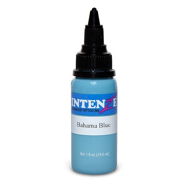 Intenze Bahama Blue Tattoo Ink - Professional Vegan Tattoo Ink for Artists - Perfect for Sleeves, Tribal & Watercolor Tattoos