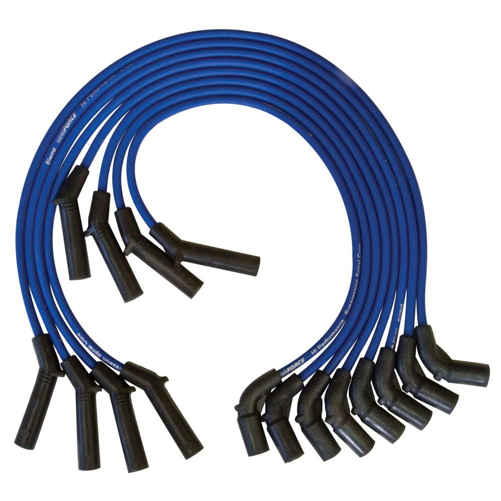 Sierra International Sierra 18-8838-1 White Spark Plug Wire Set - High Performance Replacement for Marine & Automotive Engines, Perfect for Boats, Cars, and Trucks