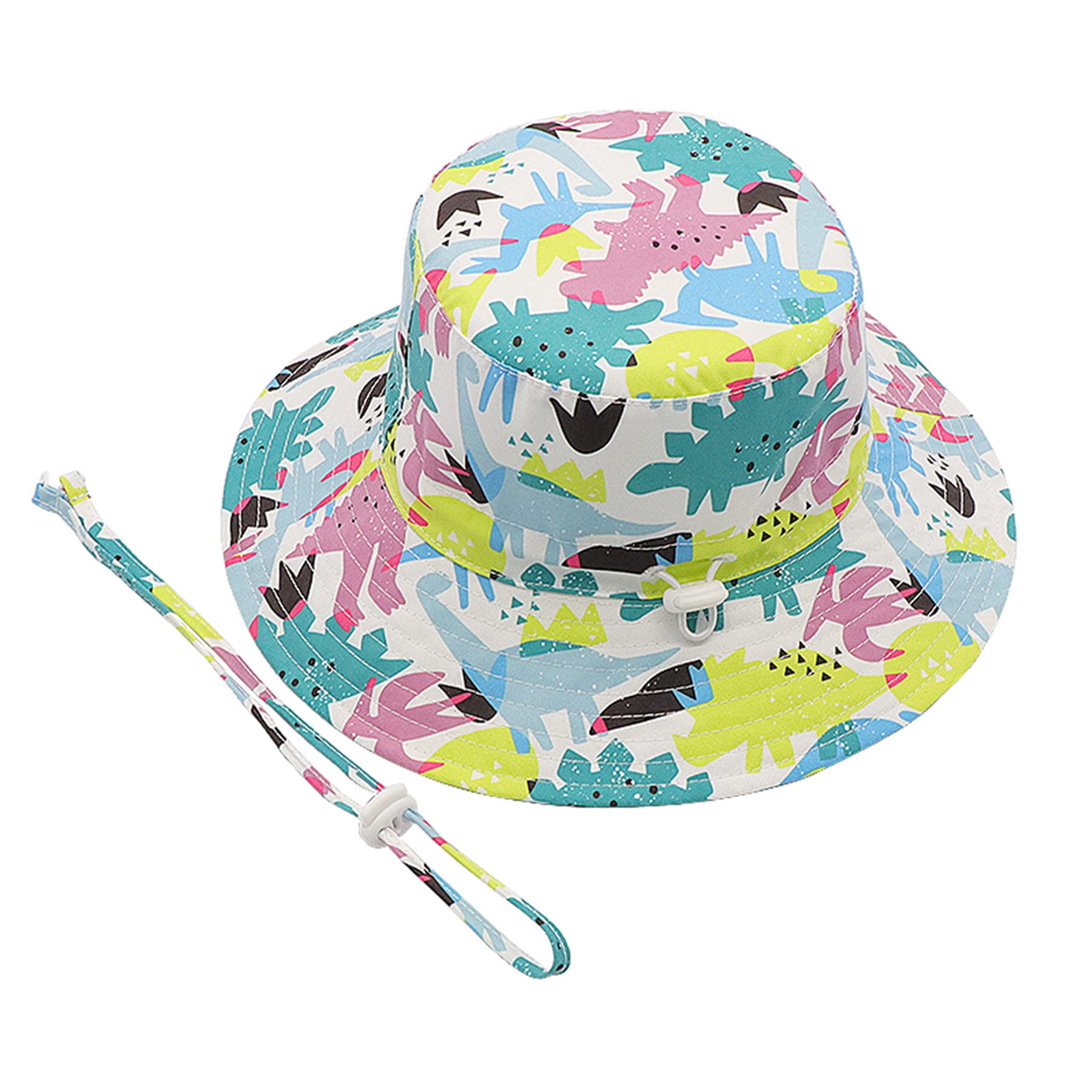 UPF 50+ Baby Sun Hat with Wide Brim - Toddler Bucket Hat for Boys & Girls - UV Protective Summer Beach Hat for Outdoor Play, Swimming & Park Adventures