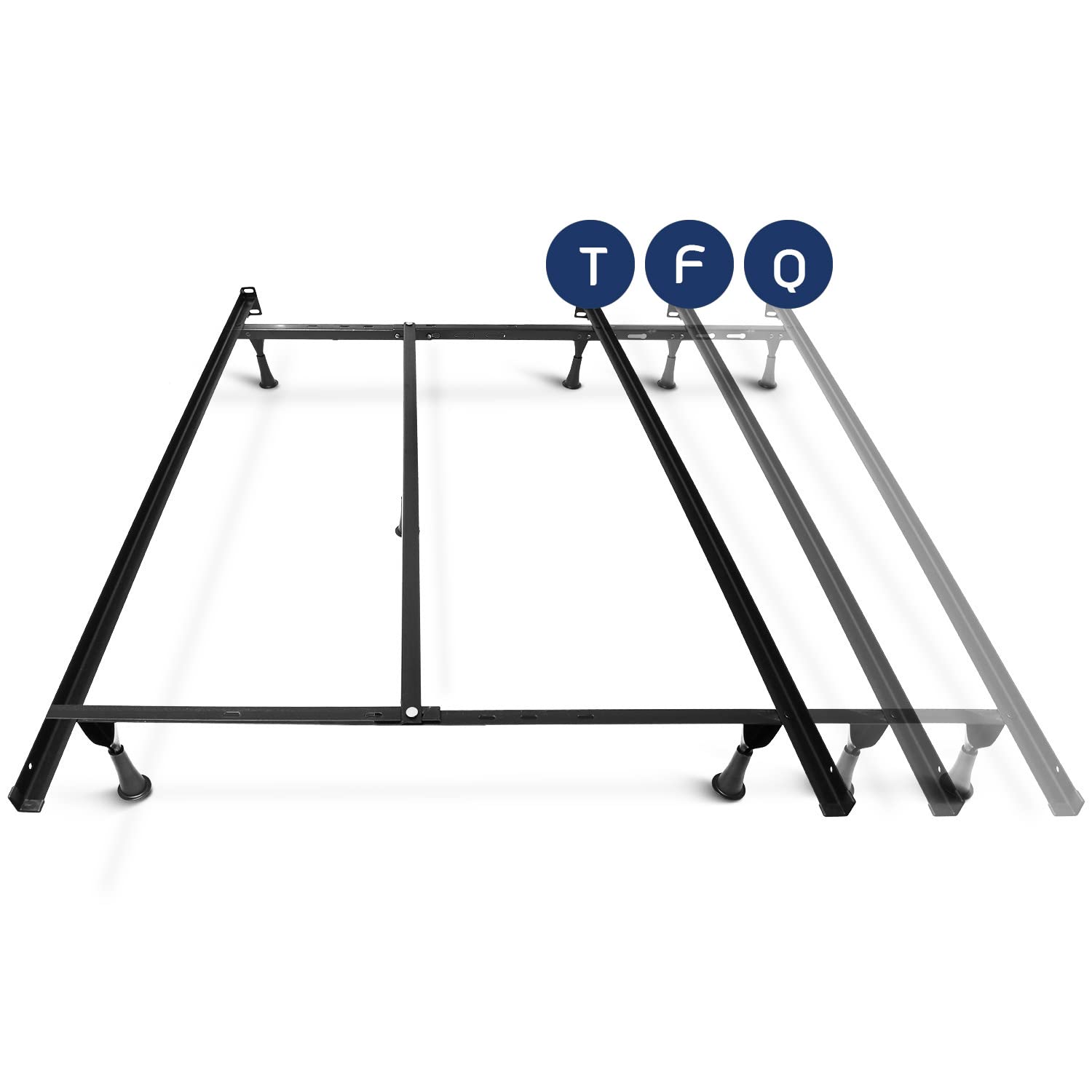 Adjustable Metal Bed Frame with Center Support Leg - 5.25