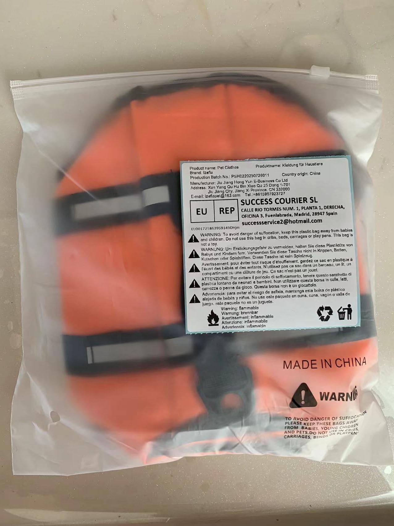 Dog Life Jacket - Swimming Safety Vest with Handle & Buoyancy Aid for Small, Medium & Large Dogs (Orange, XS) - Perfect for Boating, Pool & Beach Water Activities