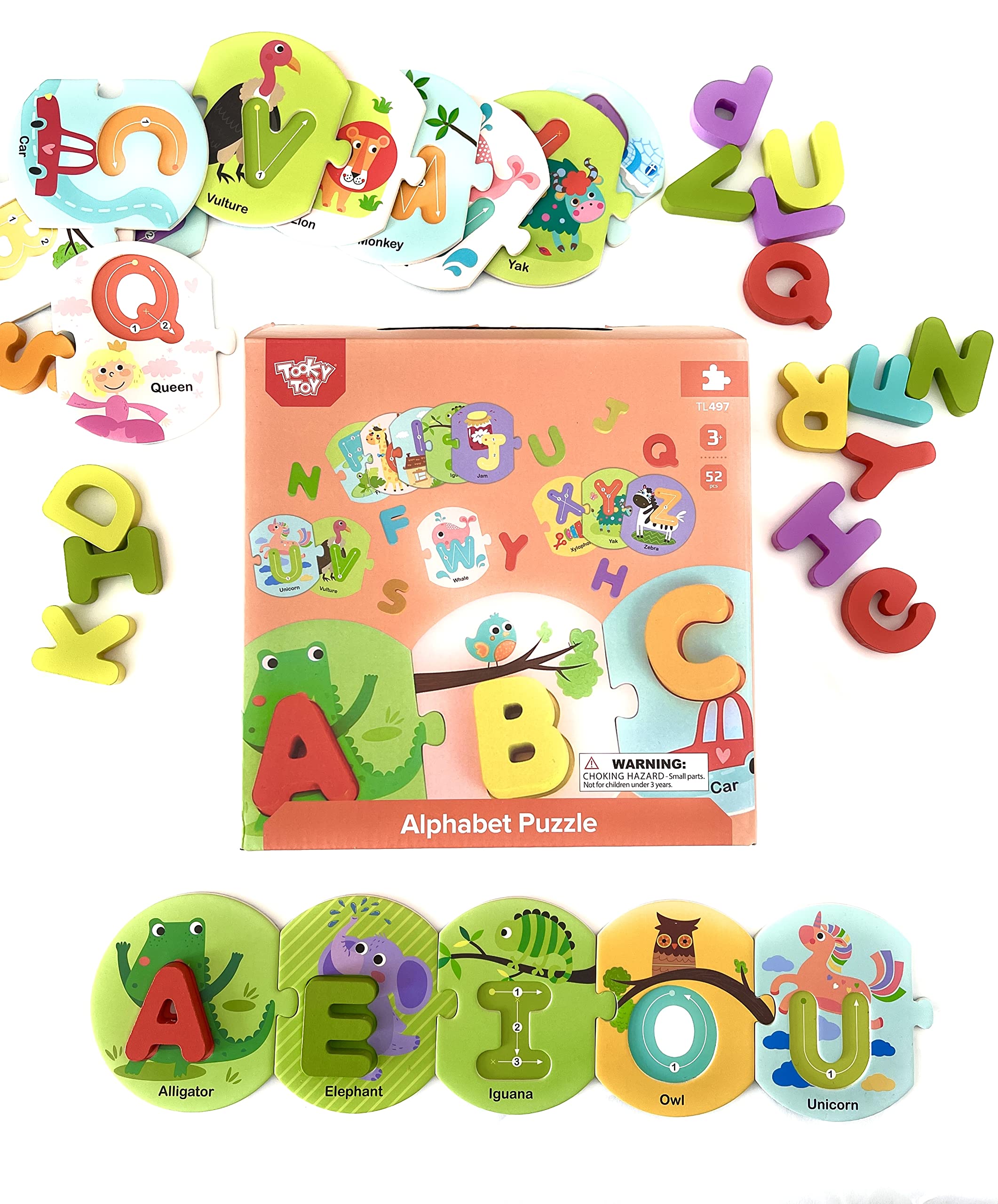 ABC Puzzle Game for Kids 3+ | Complete Alphabet Matching Toy | Educational Letter Learning Game for Preschool & Kindergarten