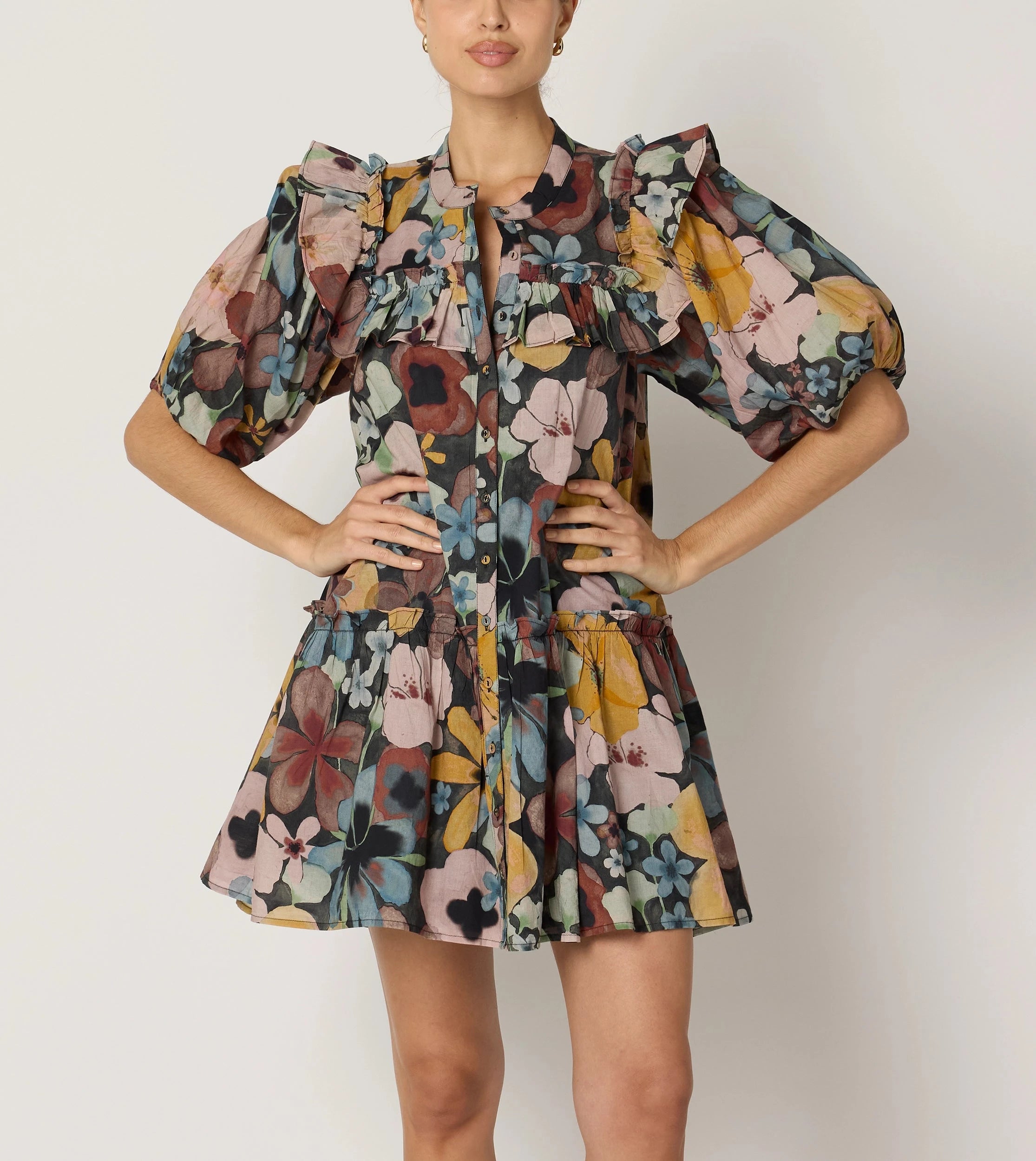 Tatiana Mini Dress - Floral Print Summer Dress for Women | Elegant Casual & Party Wear | Perfect for Date Night, Beach Vacation, and Special Occasions