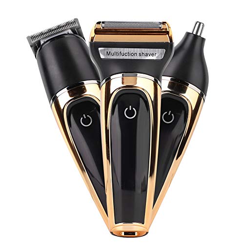 3-in-1 Electric Shaver for Men - Multi-Functional Beard Trimmer, Hair Clipper & Nose Hair Remover with USB Charging | Perfect for Travel, Home & Office Grooming