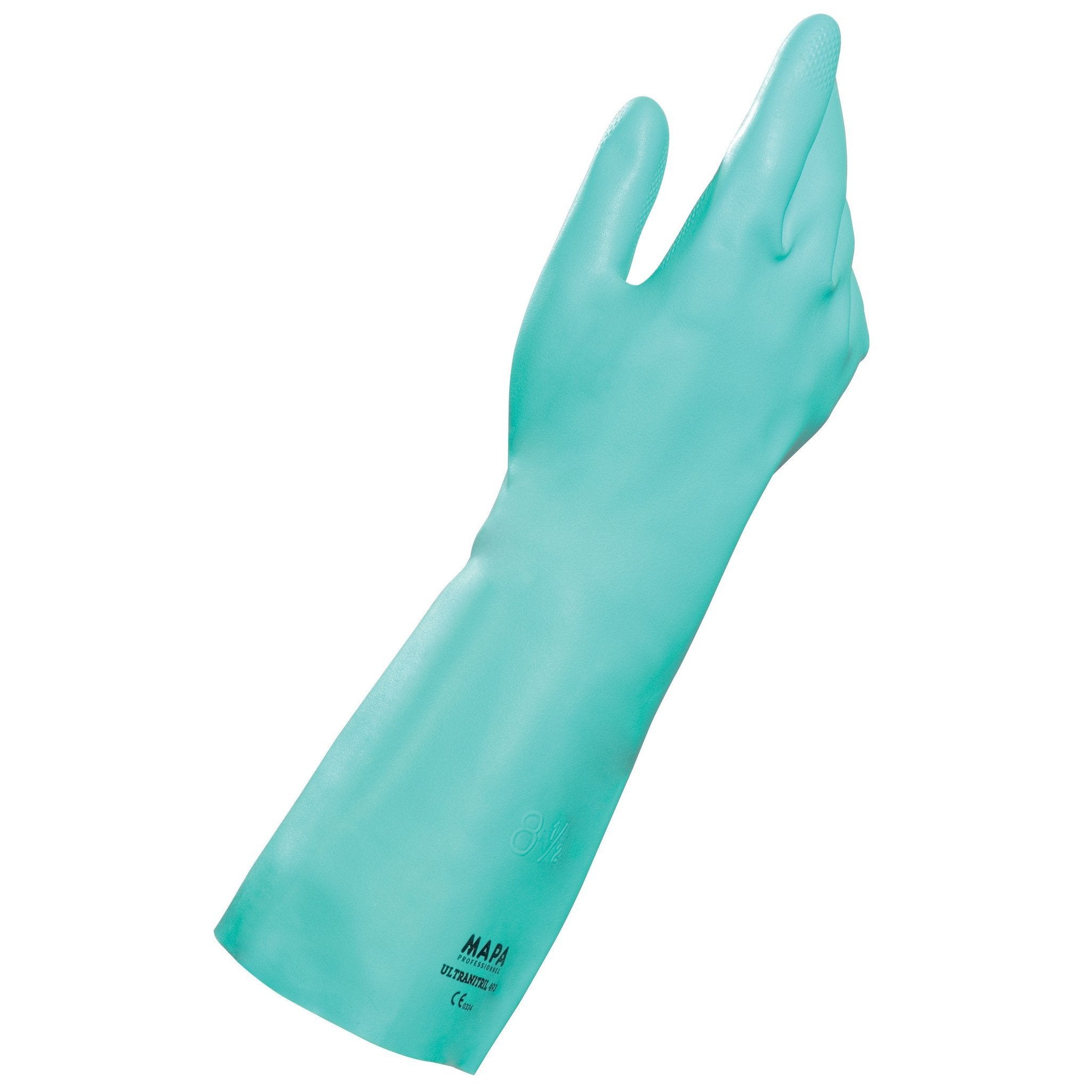 Ultra-Thick Nitrile Gloves - EN388 & EN374 Certified - Disposable Protective Gloves for Medical, Laboratory, Cleaning & Industrial Use - Latex-Free, Chemical Resistant & Puncture Proof Safety Gloves