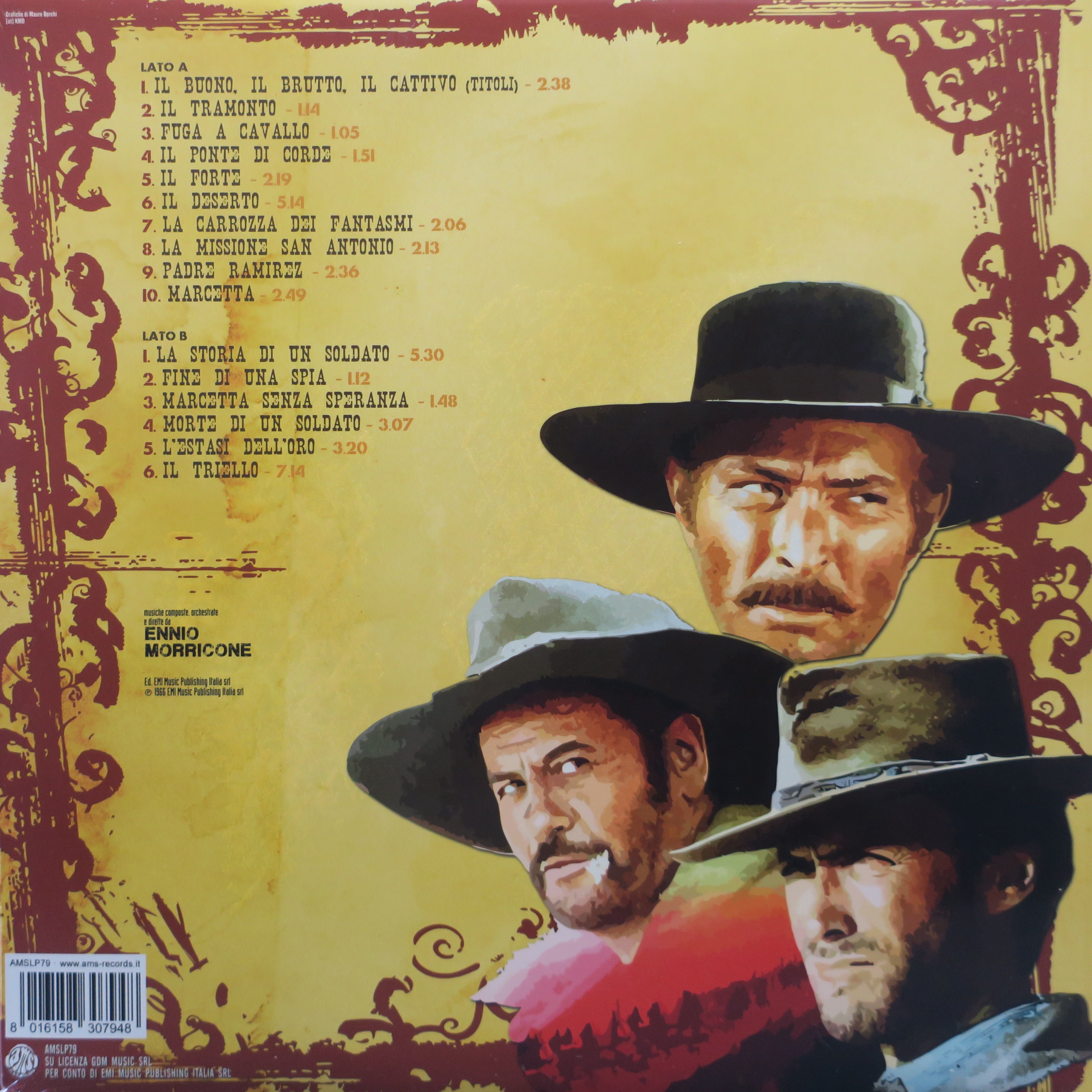 The Good, The Bad and The Ugly Original Soundtrack by Ennio Morricone - Classic Western Movie Score on Vinyl LP Record - Perfect for Film Buffs & Music Collectors