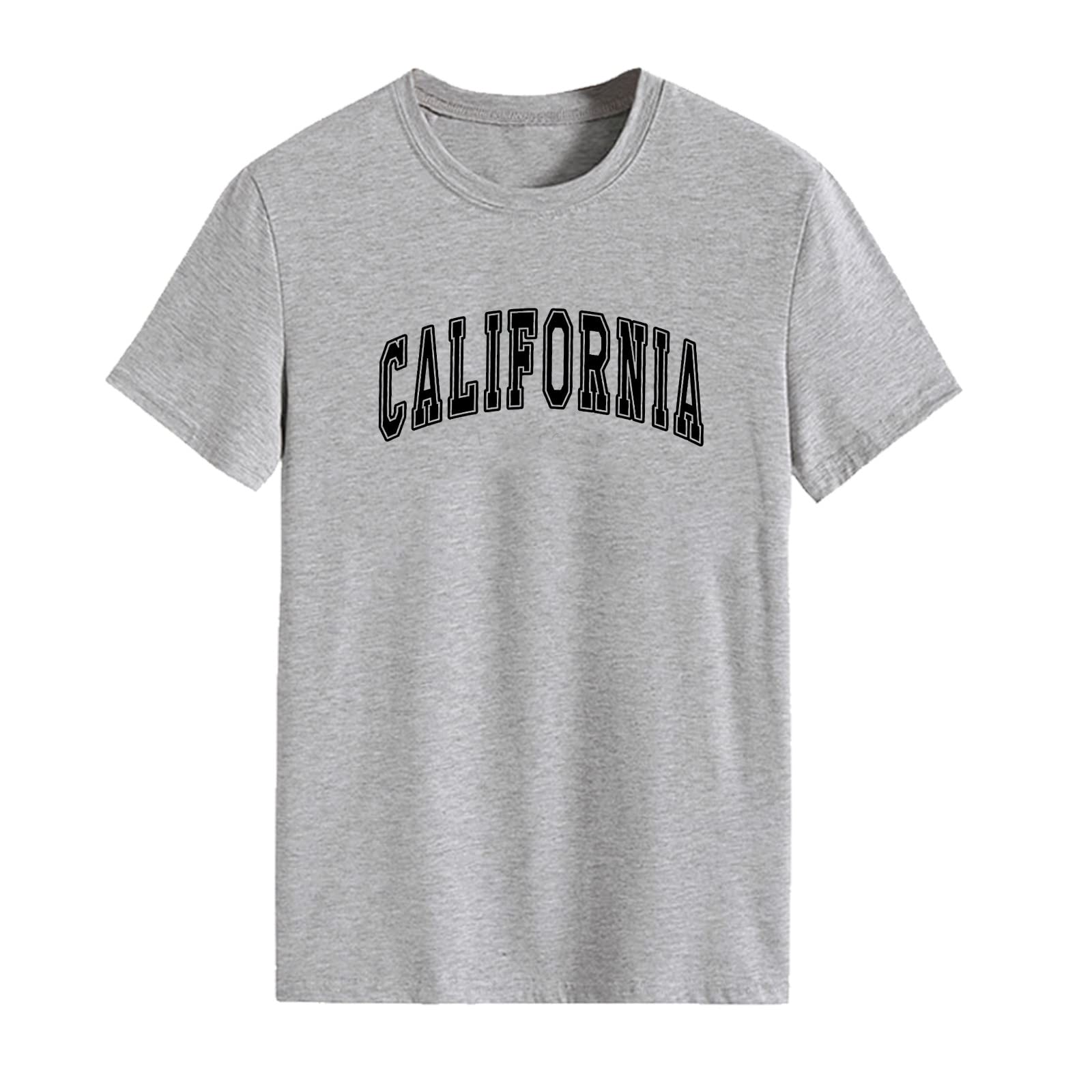 Women's Casual Summer Short Sleeve Athletic T-Shirt - Breathable Quick-Dry Workout Top for Running, Yoga & Gym (Grey, Size S)