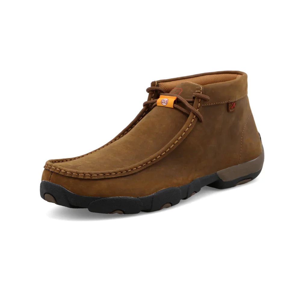 Men's Work Chukka Driving Moc Shoes - Comfortable & Stylish Casual Boots for Work & Everyday Wear | Perfect for Office, Driving & Outdoor Activities