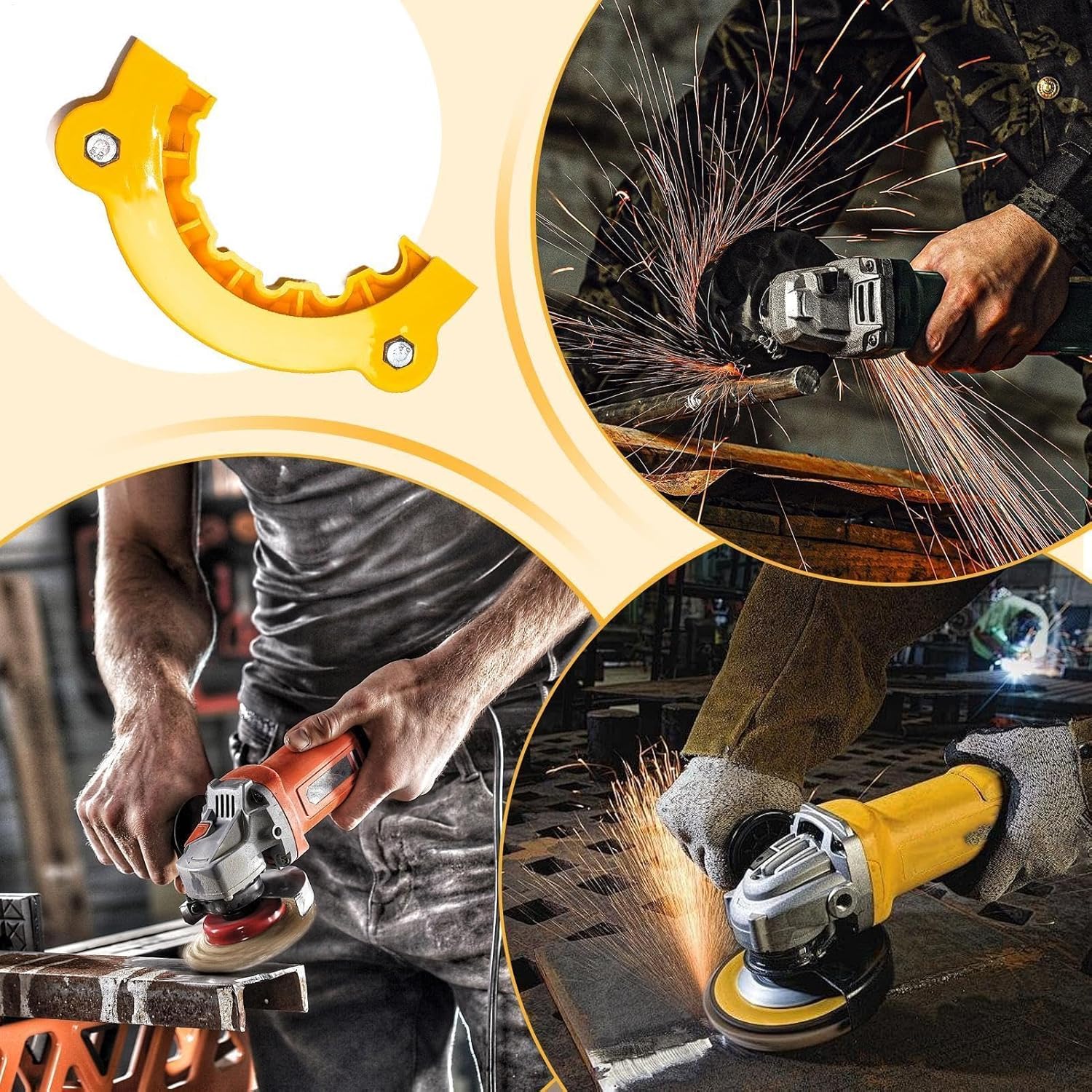 2025 New Drill Bit Sharpener & Grinding Attachment - Multi-Specification Angle Grinder Tool for All Drill Bits | Electric Drill Bit Sharpener for Home DIY, Woodworking & Metalworking Projects (1pc)