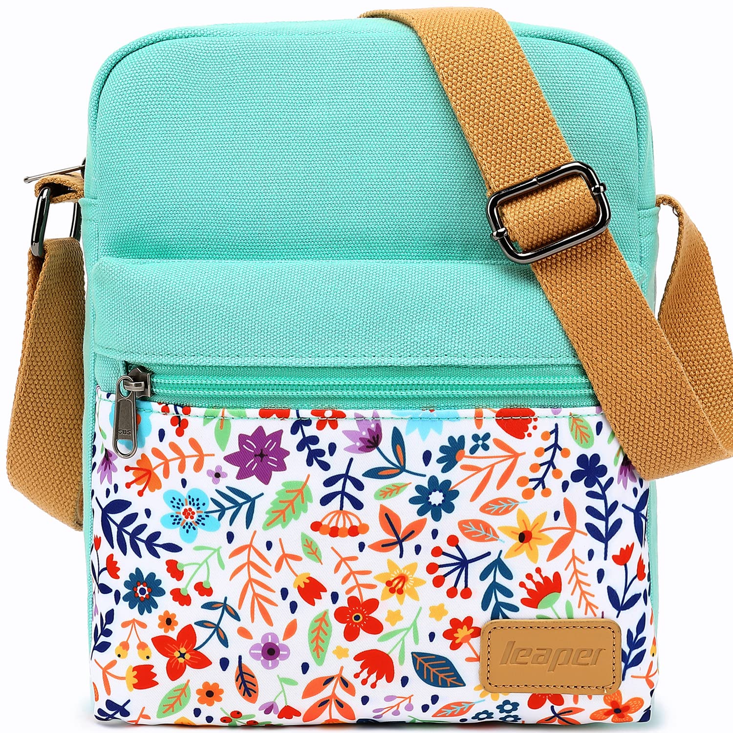 **Leaper Girls Crossbody Purse Set - 2 PCS Canvas Messenger Bags for Women & Kids - Stylish & Lightweight for School, Travel & Daily Use**