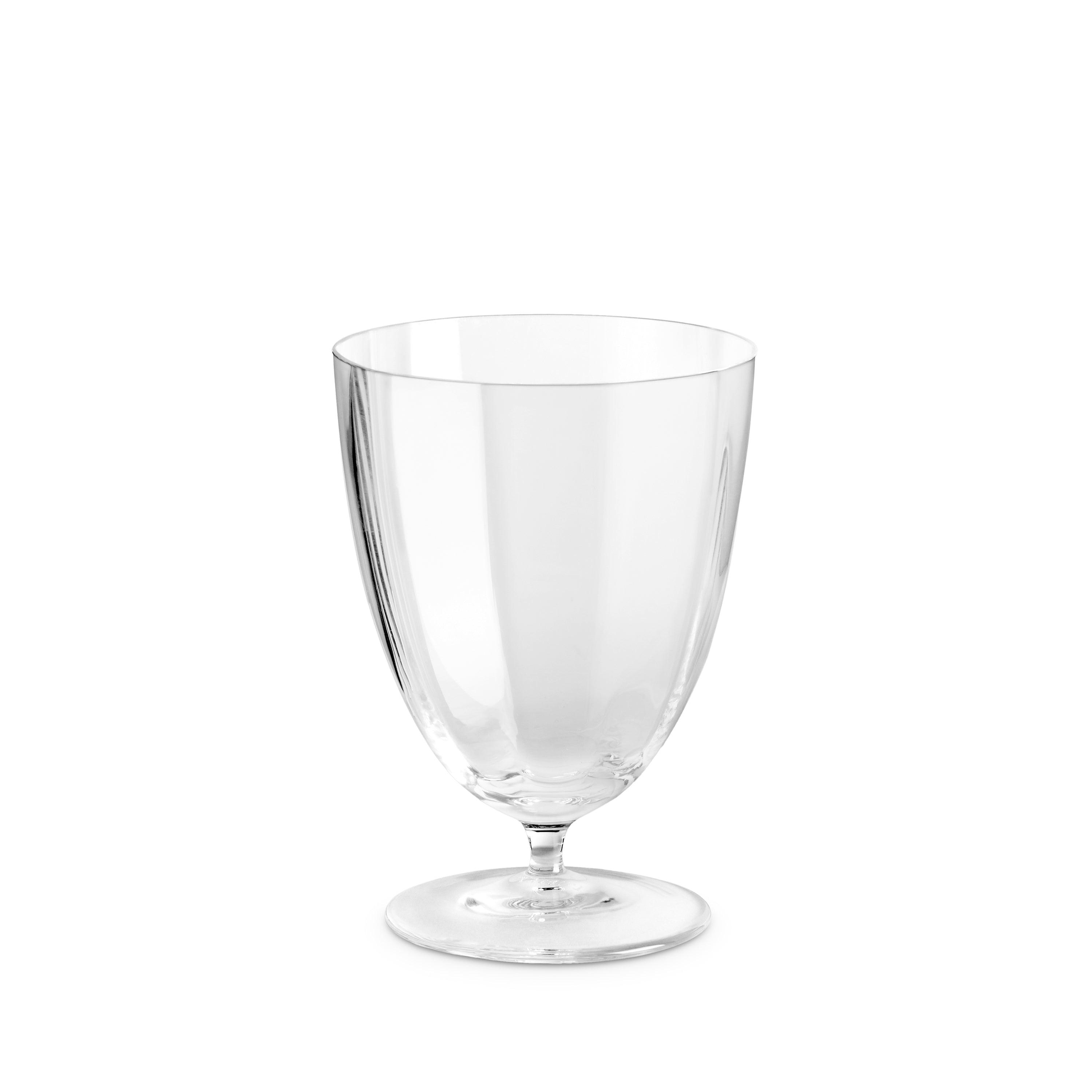 Premium Iris Water Glasses Set of 4 - Elegant Drinking Glasses for Water, Juice & Cocktails - Perfect for Dinner Parties, Home Decor & Gift Giving