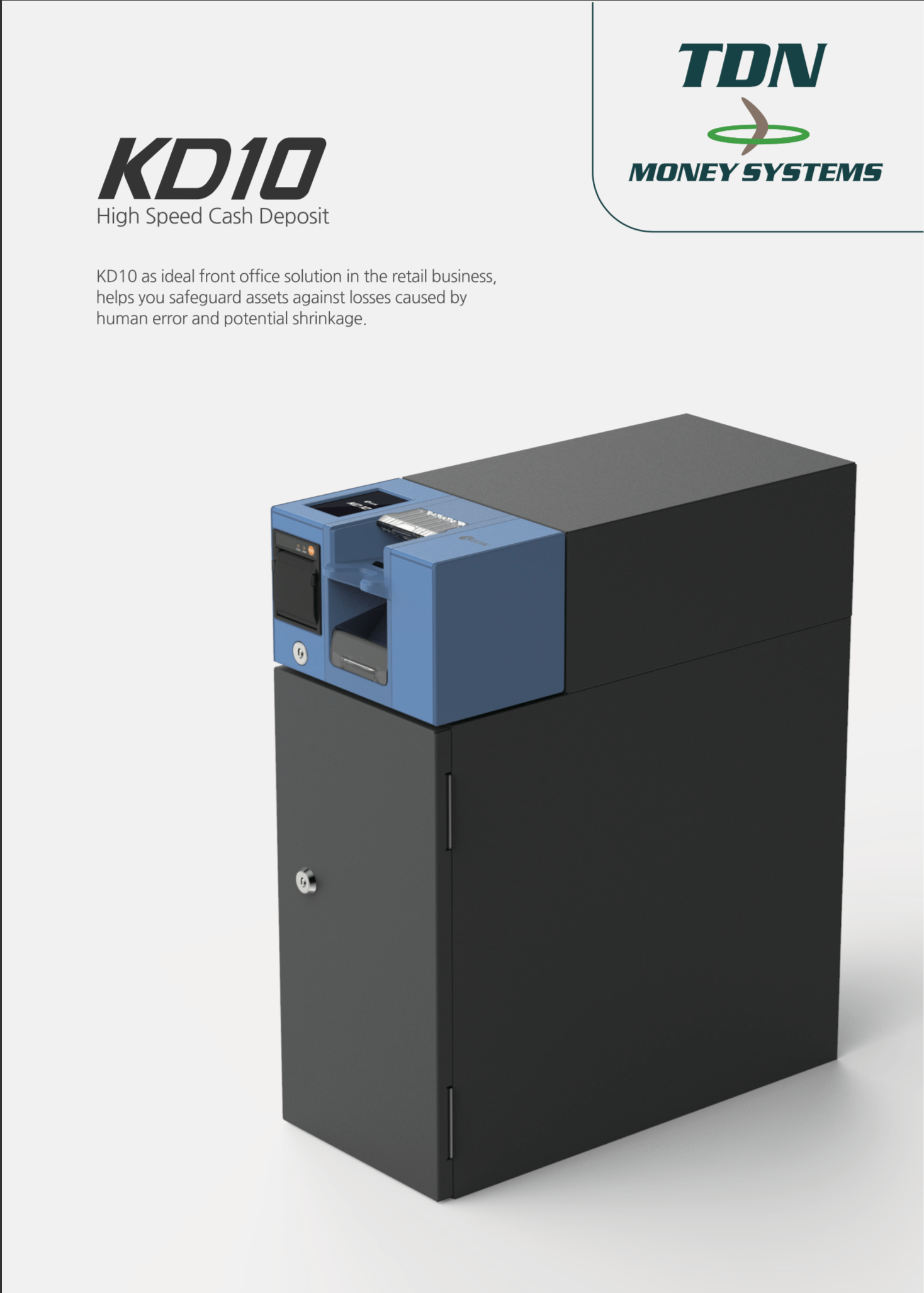 KD10 Smart Safe - Digital Security Box for Home & Office - Secure Cash, Jewelry, Documents - Compact & Portable Safe for Travel & Emergency Use